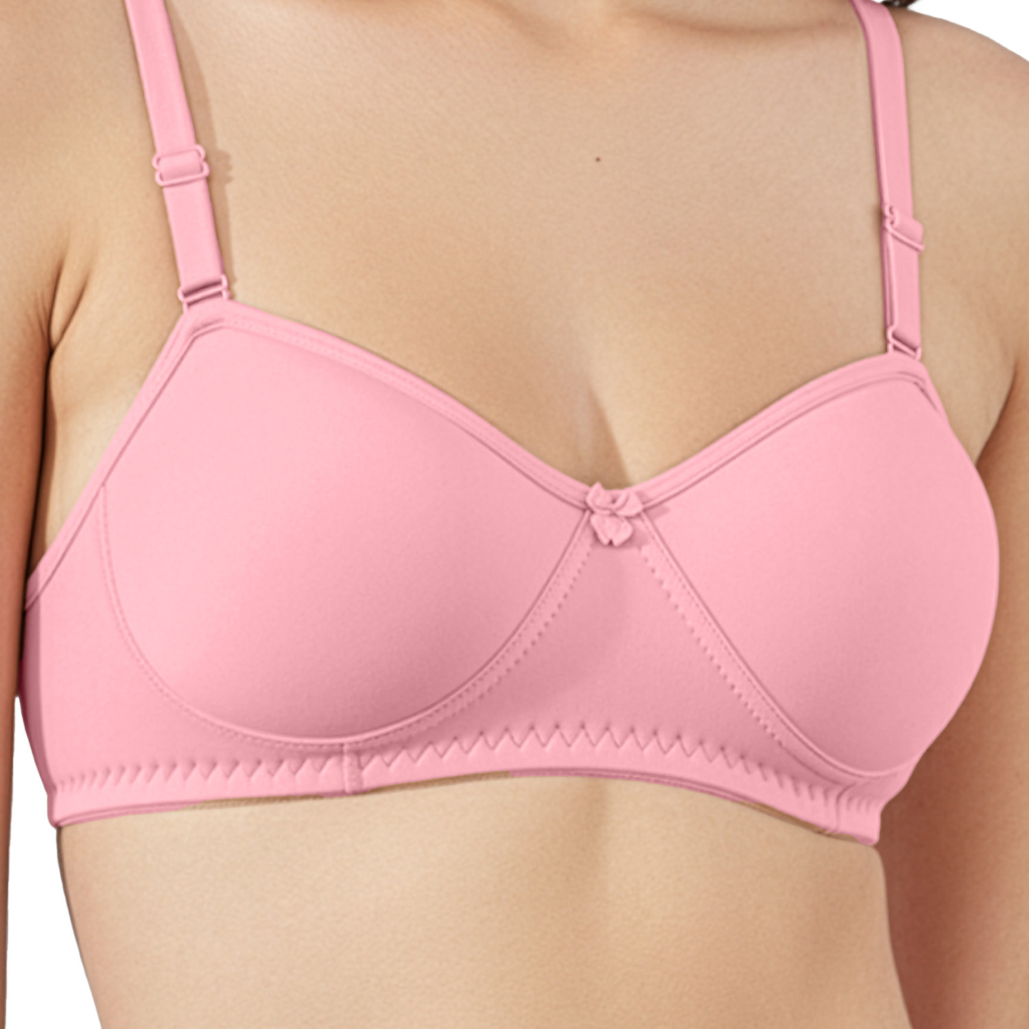 Image of kalyani Kalyani Roxy Girl's Non Padded Multiway Straps Demi Cup Balconette Bra Women Everyday Non Padded Bra