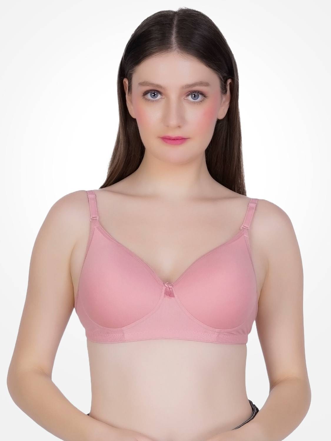 Bewings Backless Padded Bra Women T-Shirt Lightly Padded Bra