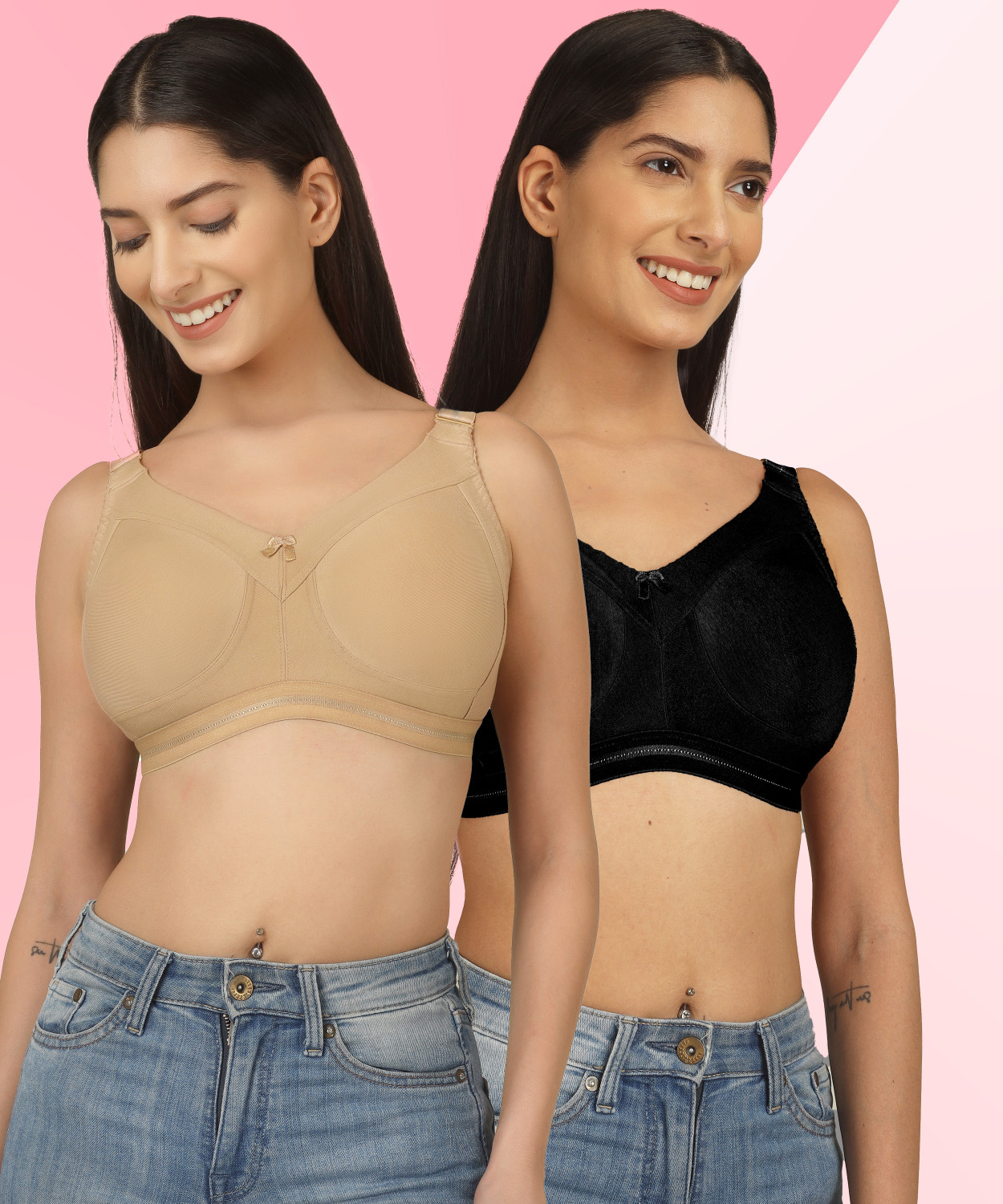 Clothonics art735BS Women Full Coverage Non Padded Bra
