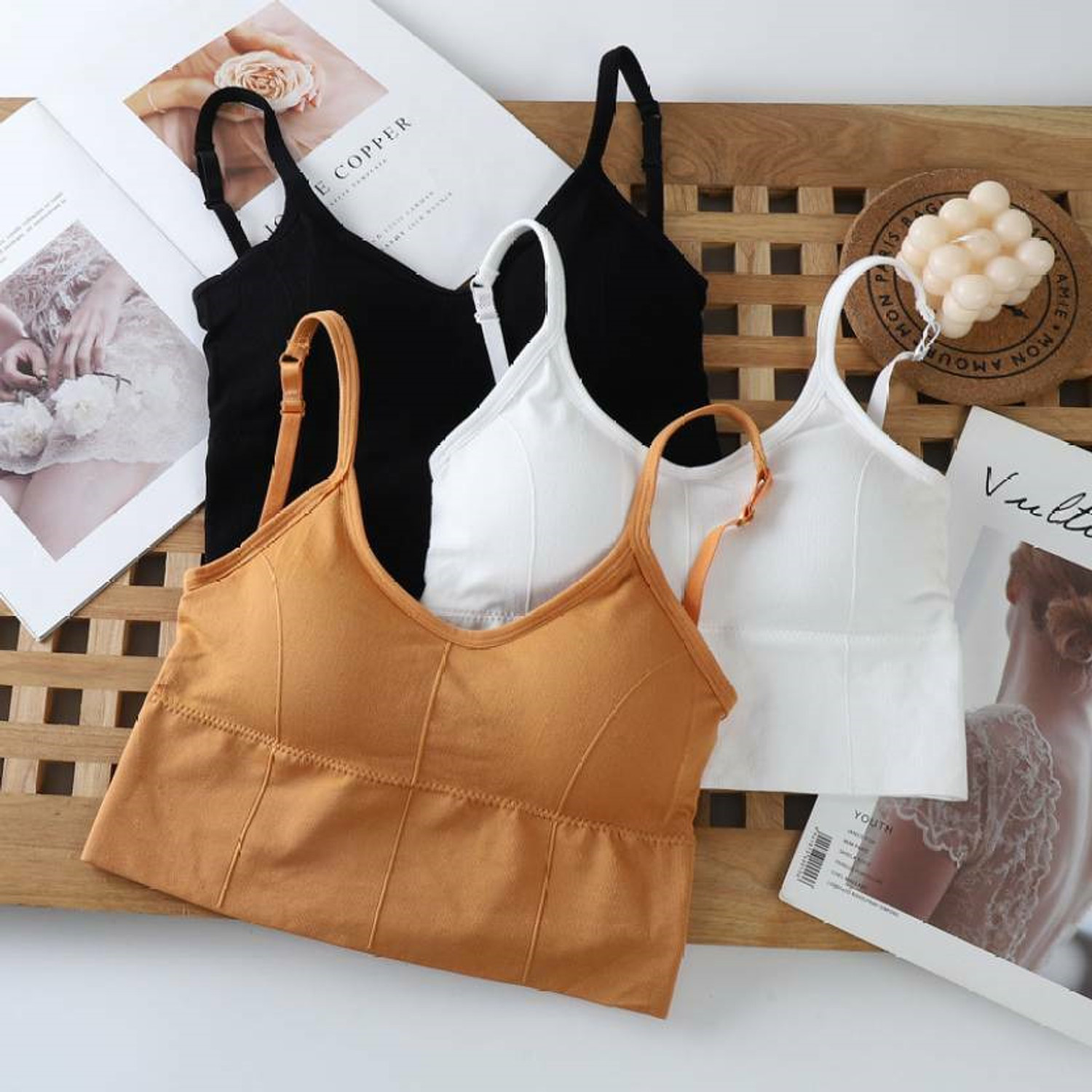Image of GHIPLIZ Women Sports Lightly Padded Bra