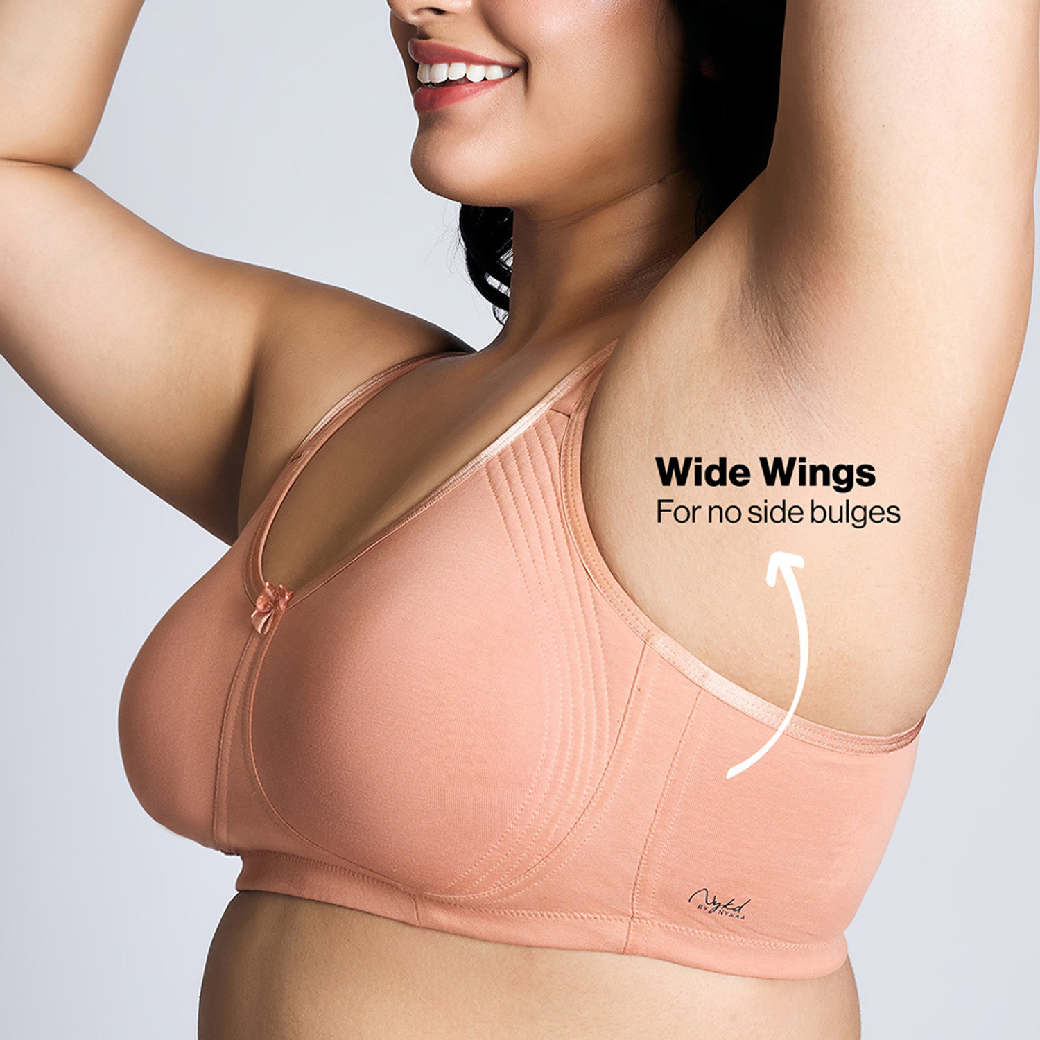 Image of Nykd NYB169-Clay Women Everyday Non Padded Bra