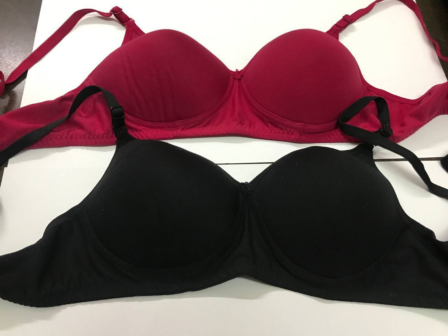 BENEATH combo pack of 2 Women T-Shirt Heavily Padded Bra