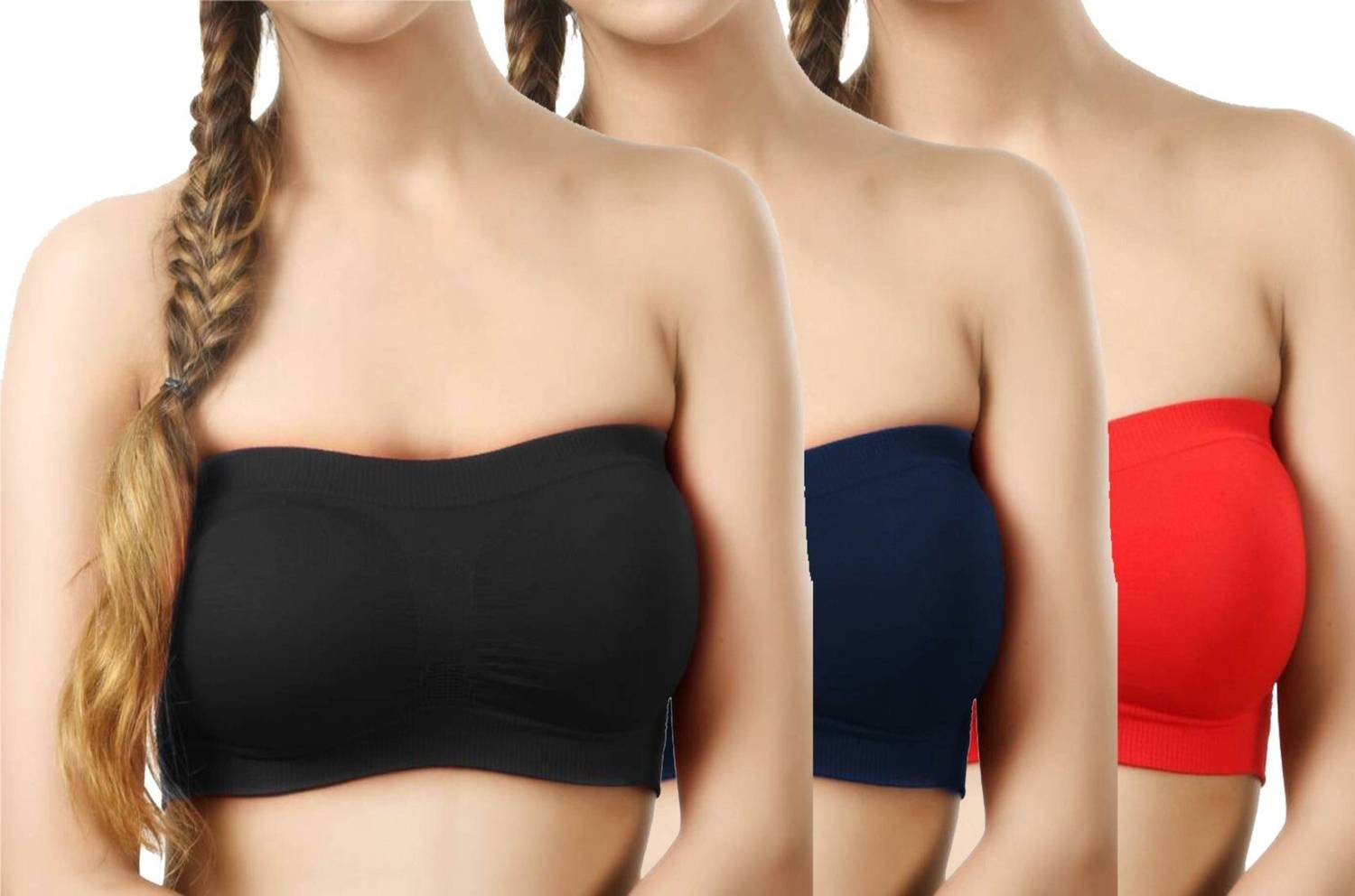 Airsonfab Women Bandeau/Tube Non Padded Bra