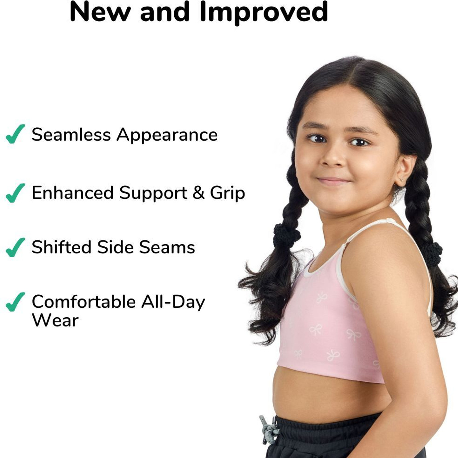 Image of YouGotPlanB Bows Girls Training /Beginners Non Padded Bra