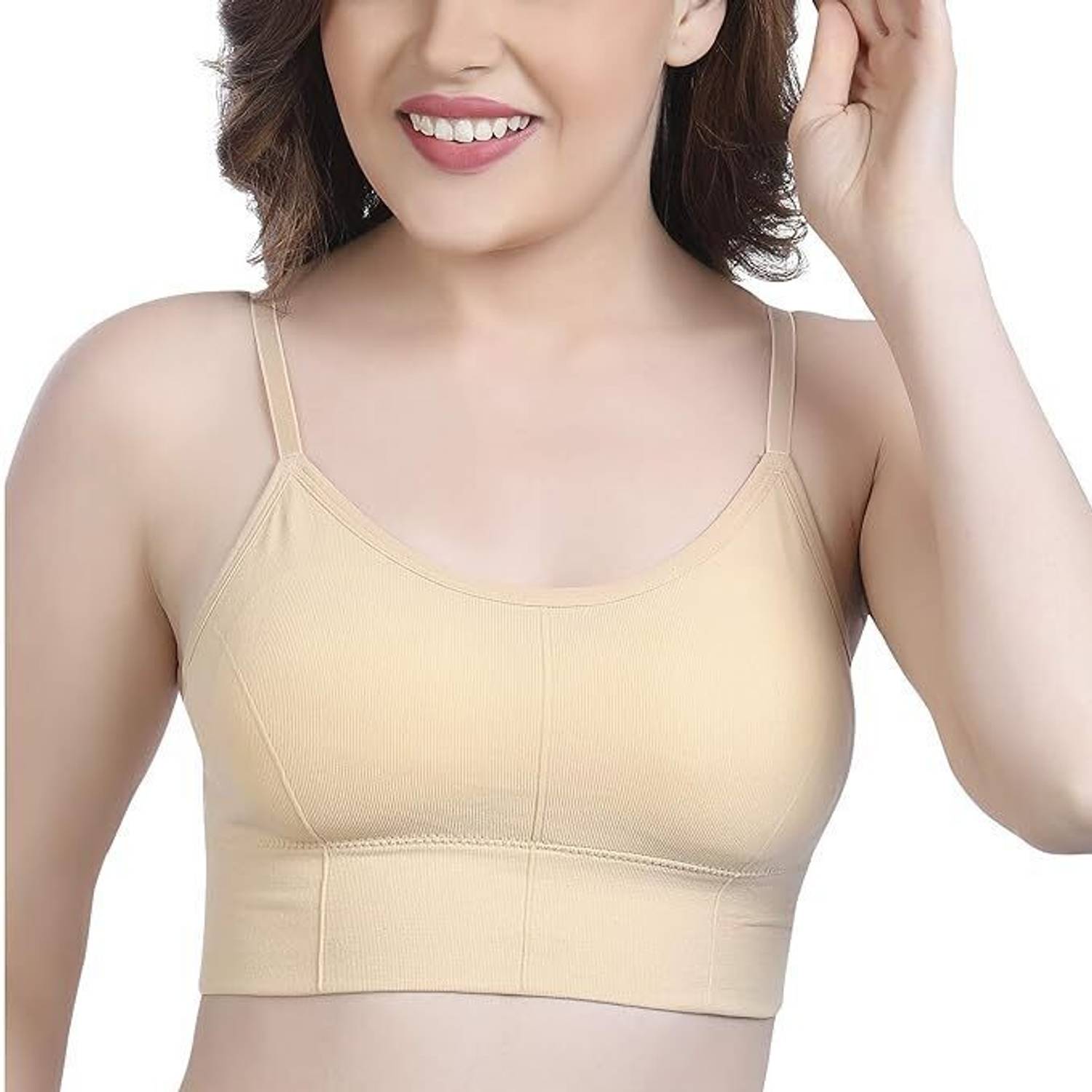 BBBIKINI Sports Bra, Padded, Underwear, Cotton bra Body Care Bra For Women, Girls, Ladies Women Cami Bra Lightly Padded Bra