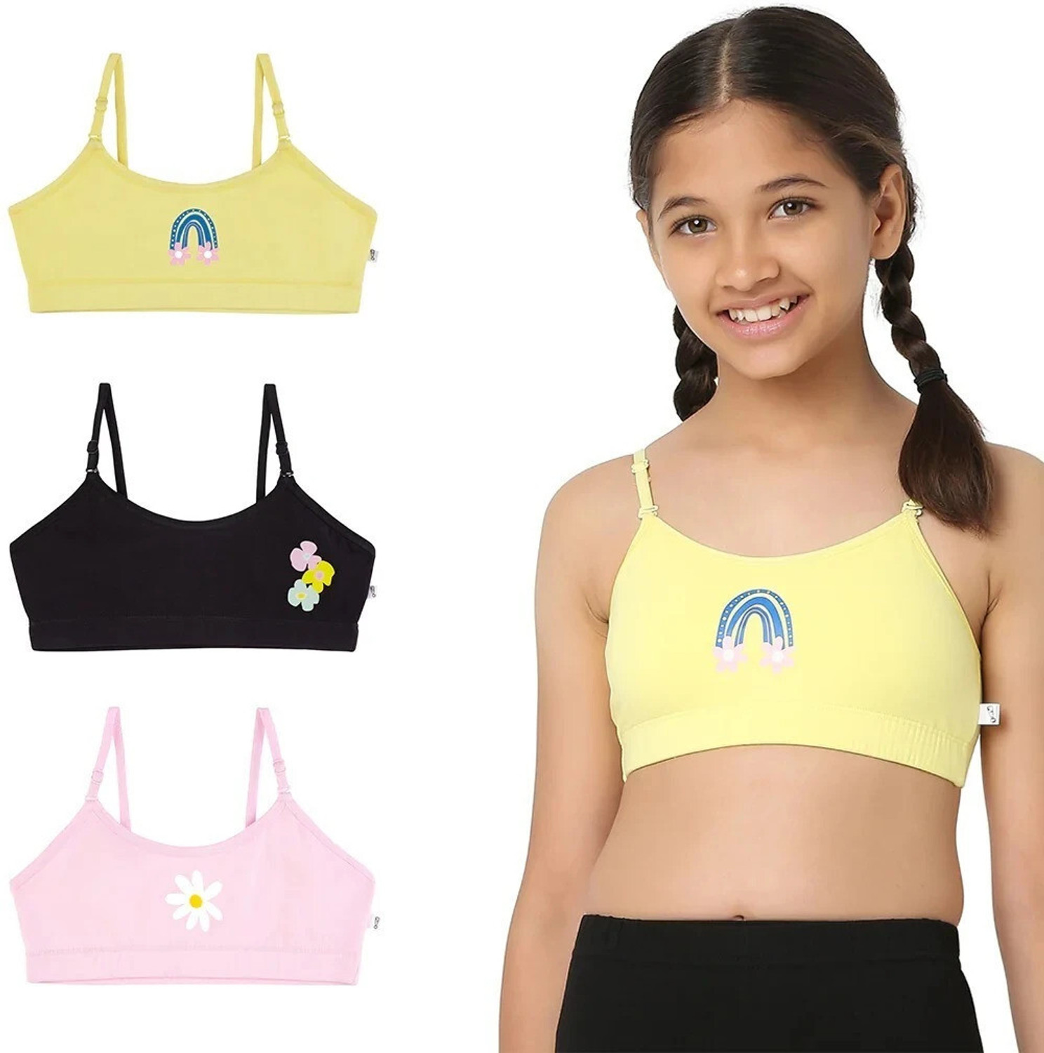 Image of YouGotPlanB TBS-Daisy Girls Training /Beginners Non Padded Bra