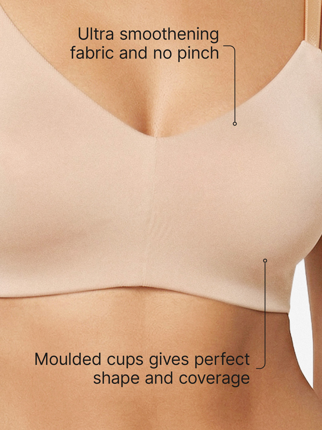 Image of Enamor Full Coverage, Wirefree A027 Ultra Smoothening Cotton Women T-Shirt Non Padded Bra