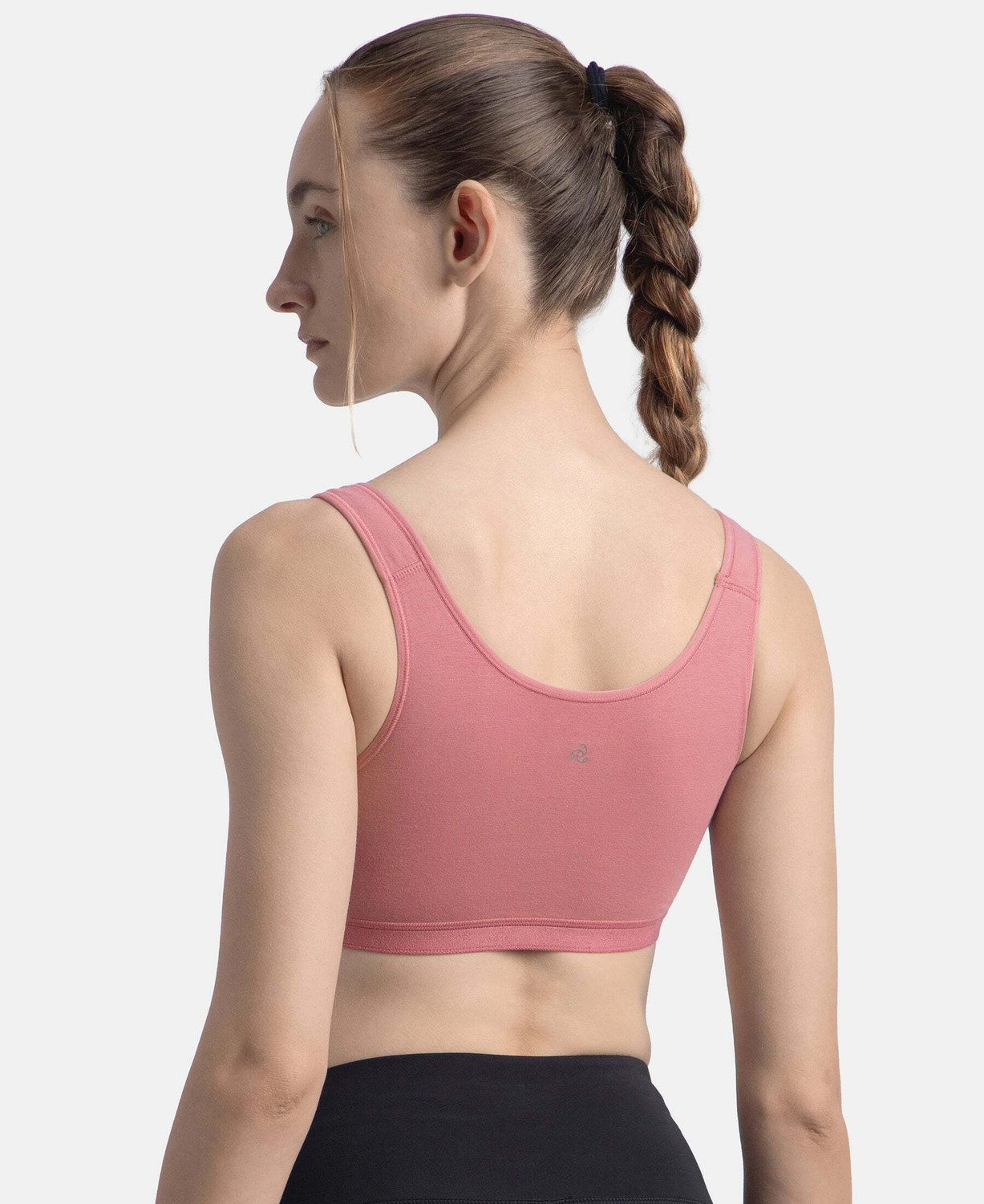 Image of JOCKEY 1376 Super Combed Cotton Elastane Stretch Women Sports Non Padded Bra