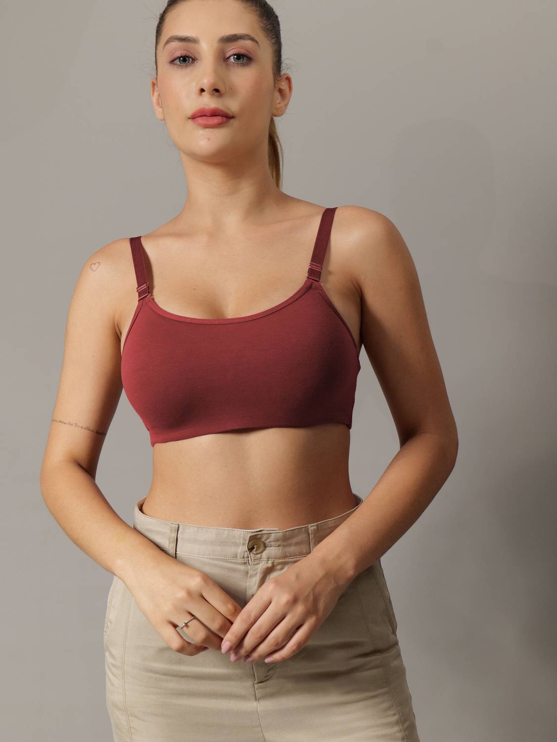 BODYSIZE Women Sports Lightly Padded Bra Women Sports Lightly Padded Bra