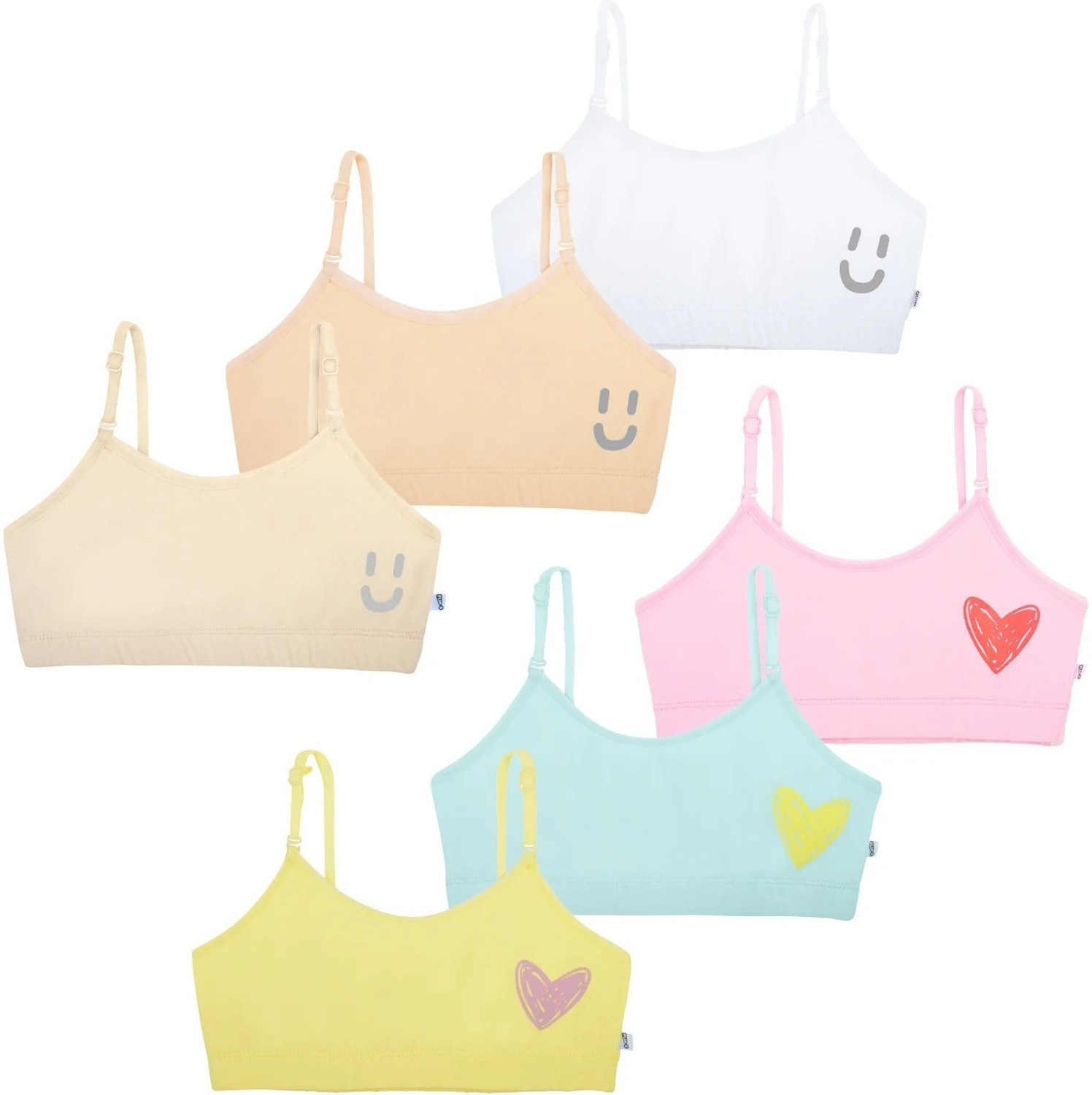 Image of YouGotPlanB TBS-Pastels Girls Training /Beginners Non Padded Bra