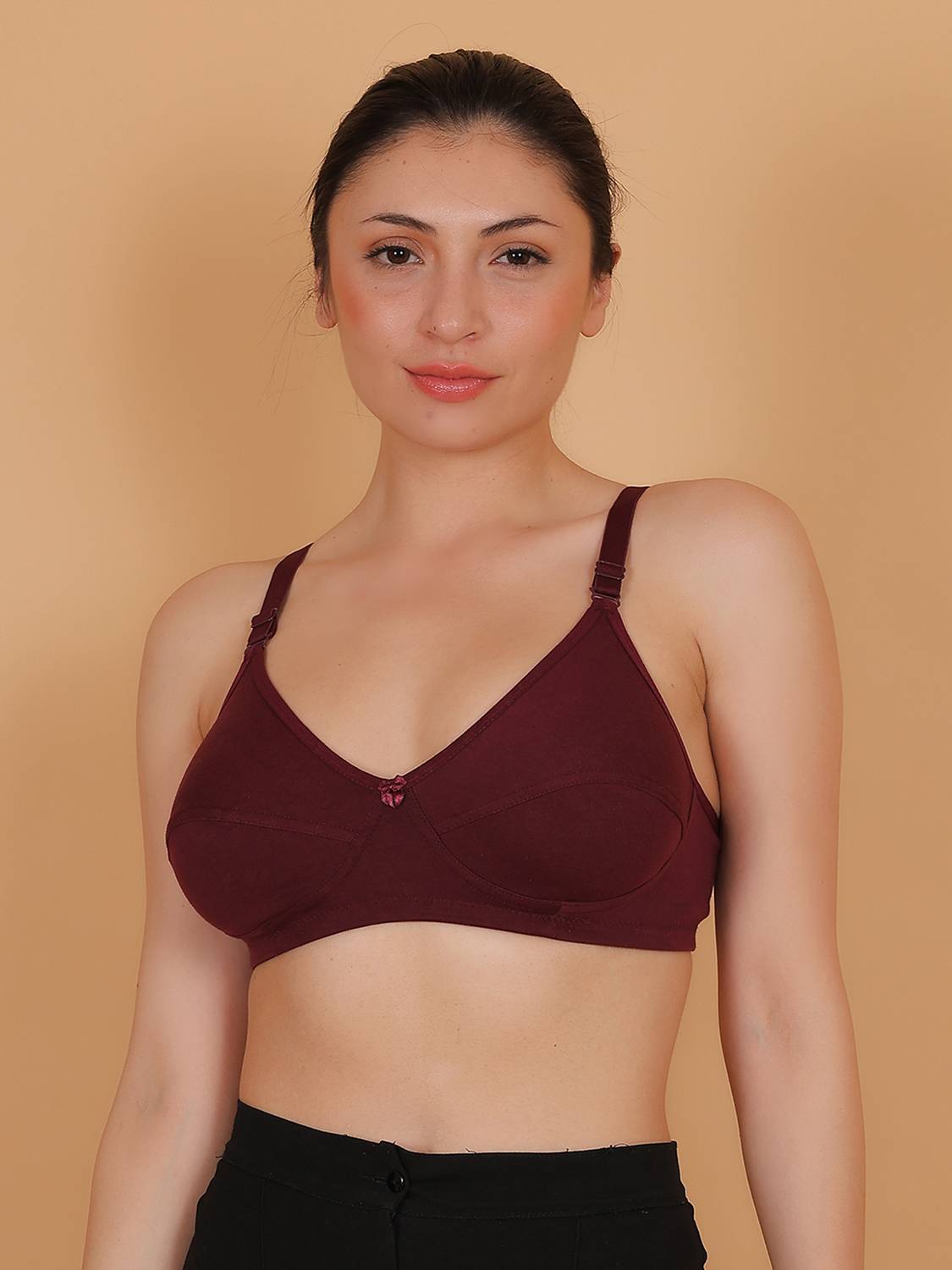 B-SOFT Cotton Fancy Bra pack of 1 for Suitable for Dailywear Women Everyday Non Padded Bra