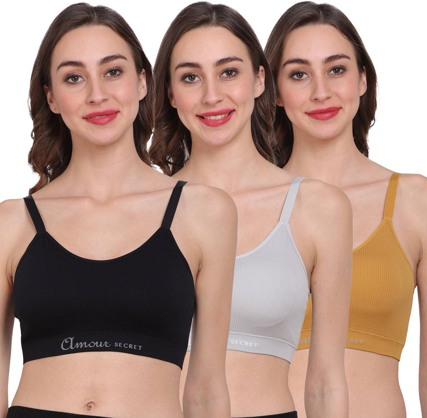 AMOUR SECRET Women Cami Bra Lightly Padded Bra