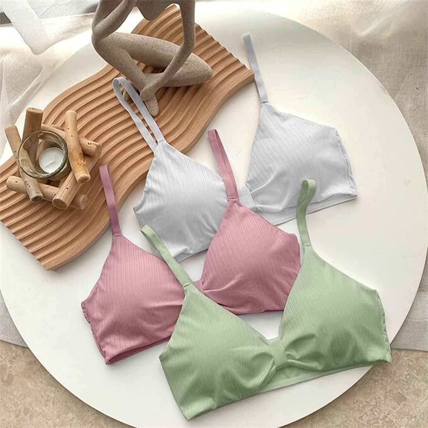avenvi 3337_3_Pack Women Full Coverage Lightly Padded Bra