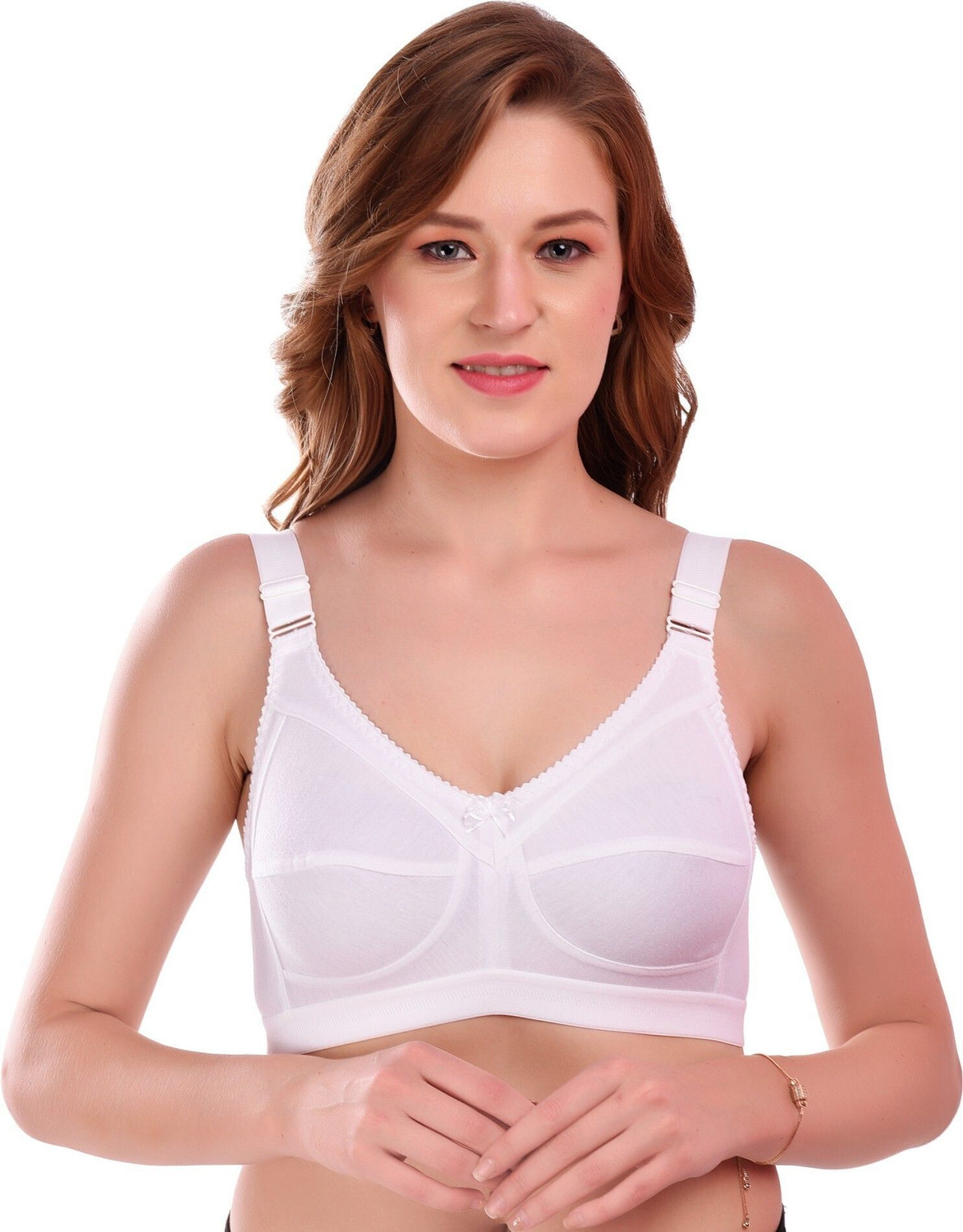 Image of Winsure Full coverage heavy bust Premium Net bra Women Full Coverage Non Padded Bra
