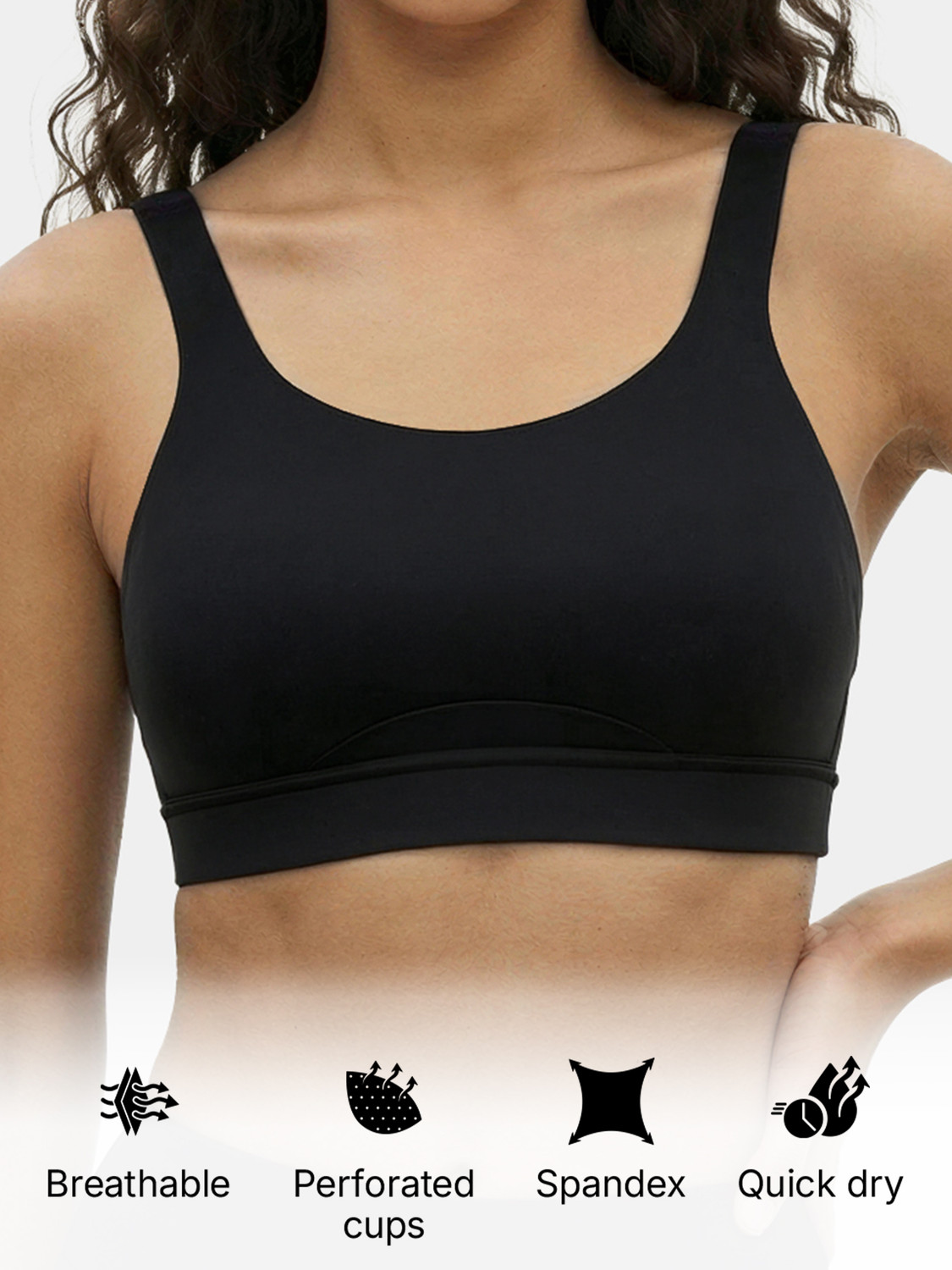 Image of Enamor Full Coverage, Wirefree SB18 Convertible Back High-Impact Women Sports Lightly Padded Bra