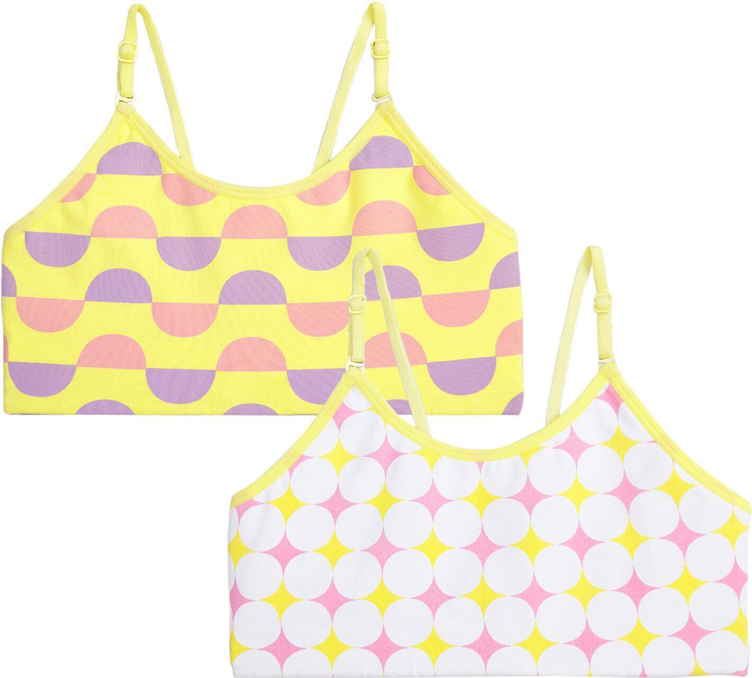 Image of YouGotPlanB Geometric Girls Training /Beginners Non Padded Bra