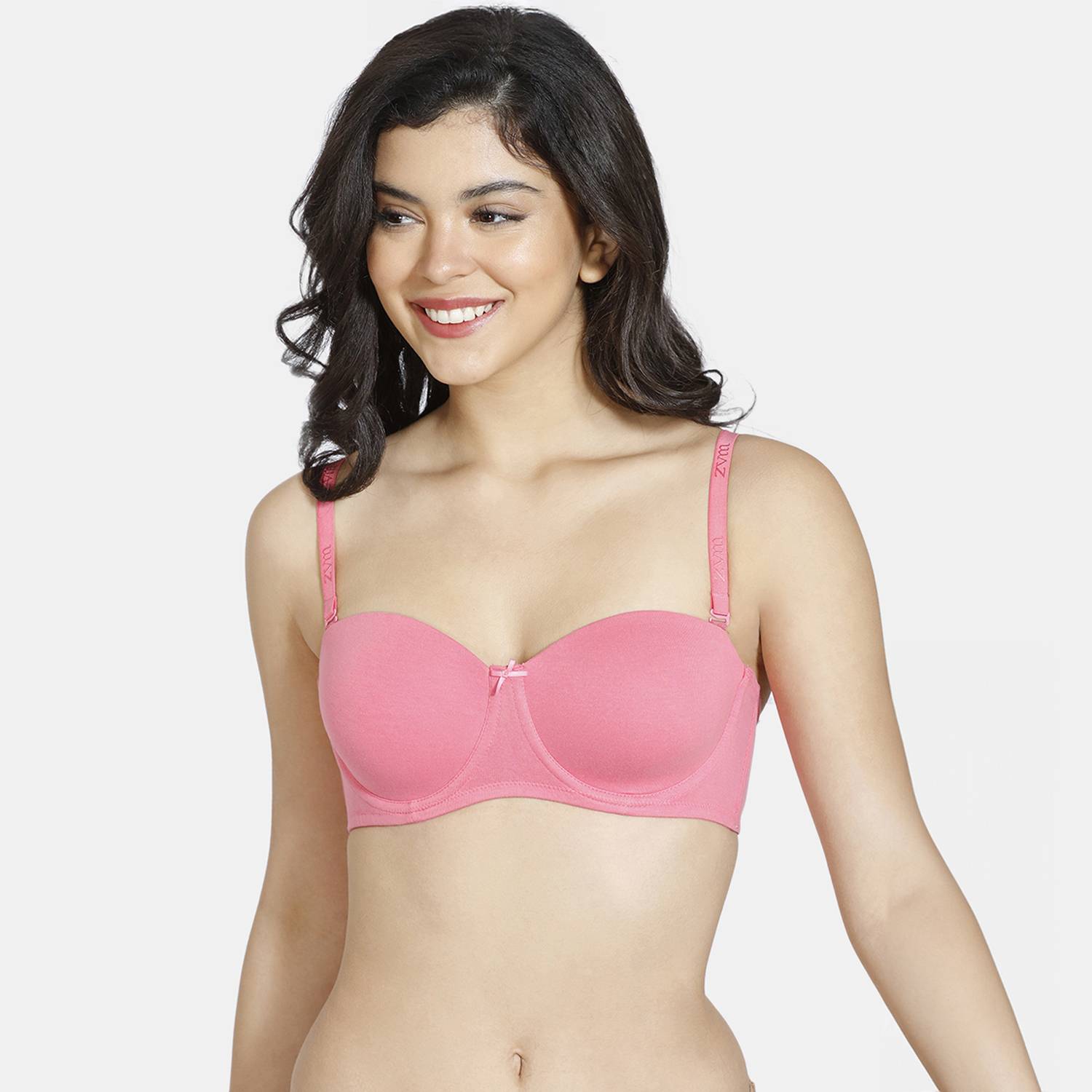ZIVAME Women's Balconette Lightly Padded Bra - Image 4