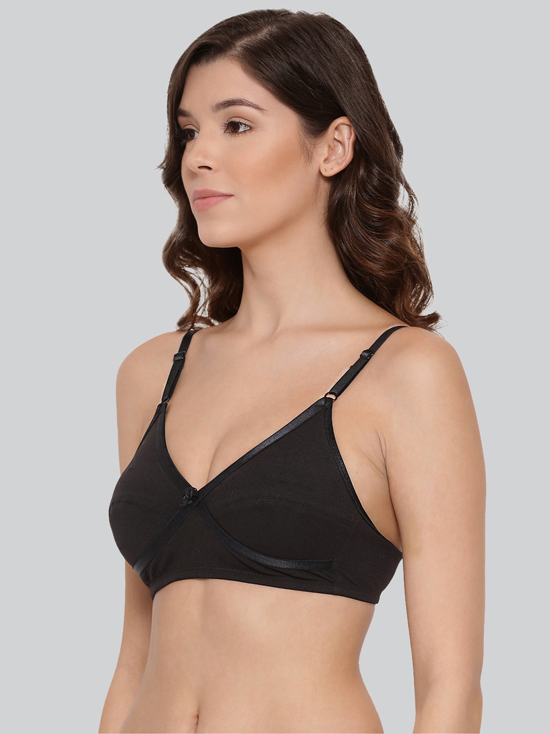 Image of Lyra Pack of 2 Women Everyday Non Padded Bra (Multicolor)