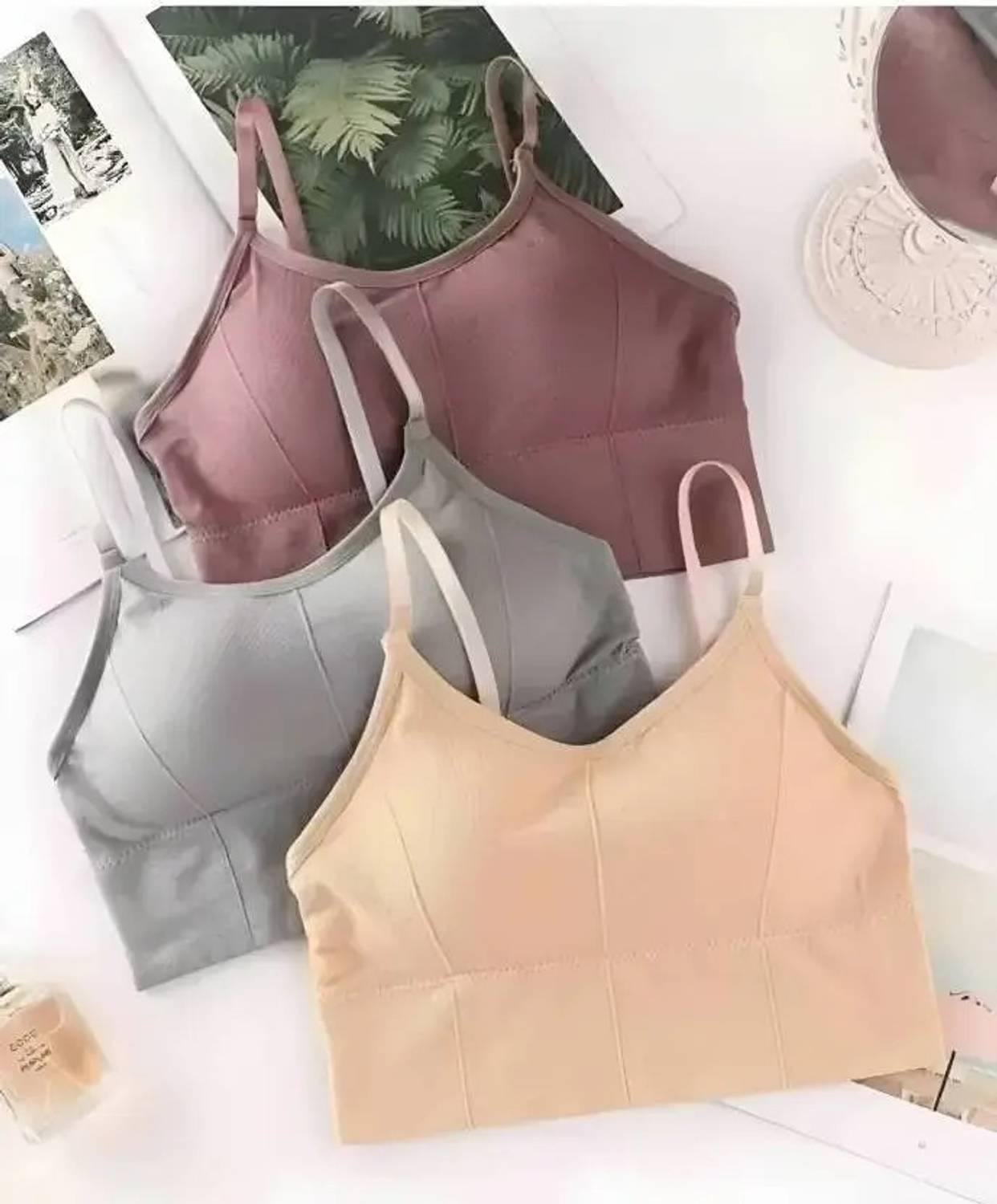CALBONE Unique Design Women Bralette Lightly Padded Bra