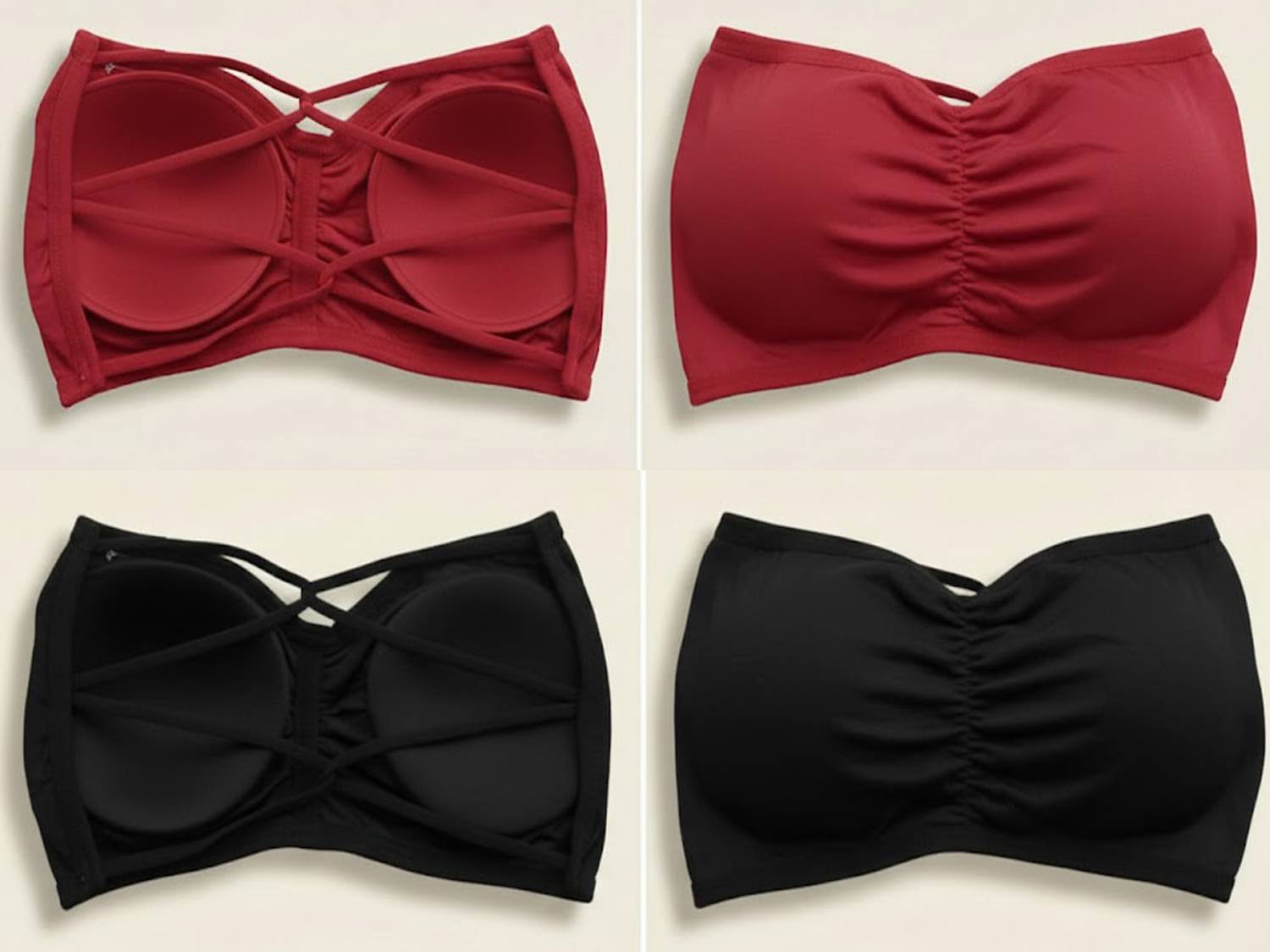 Aloranwear Tube bra Women Bandeau/Tube Lightly Padded Bra