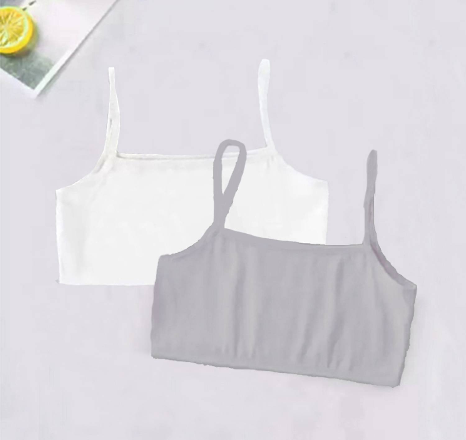 BRAAFEE Girls non padded full coverage cotton beginner sports bra Girls Training/Beginners Non Padded Bra