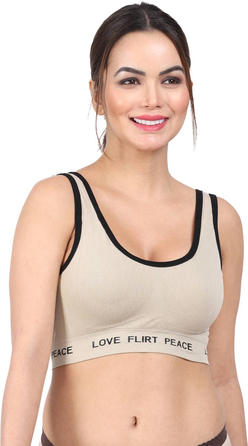 AMOUR SECRET Women's Everyday Lightly Padded Sports Bra & Panty Set Pack of 1 S5828 Women Sports Lightly Padded Bra