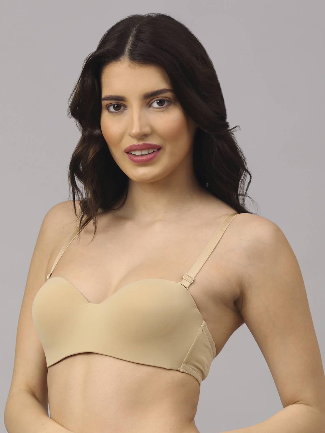 PrettyCat Women Balconette Lightly Padded Bra - Image 1