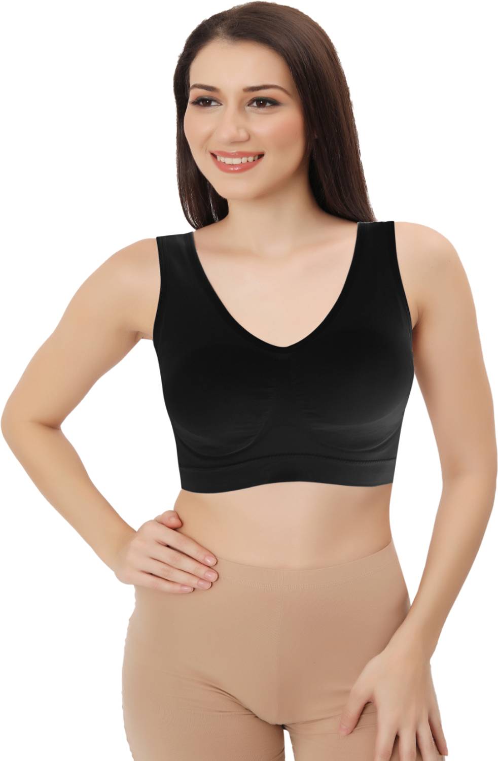 Bella Voste Women's Ultimate Comfort Bra|Sports & Yoga Breathable Bra|Everyday Comfort Women Sports Lightly Padded Bra