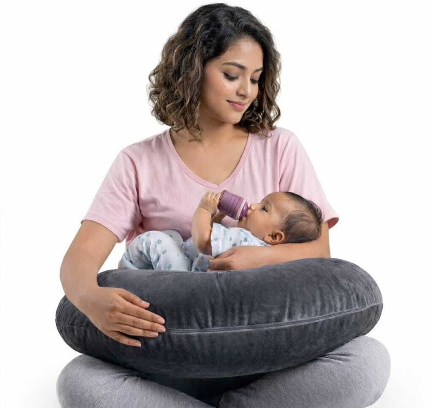 Image of Flipon Breastfeeding Pillow Specially Designed to Support Mothers During Feeding time Breastfeeding Pillow
