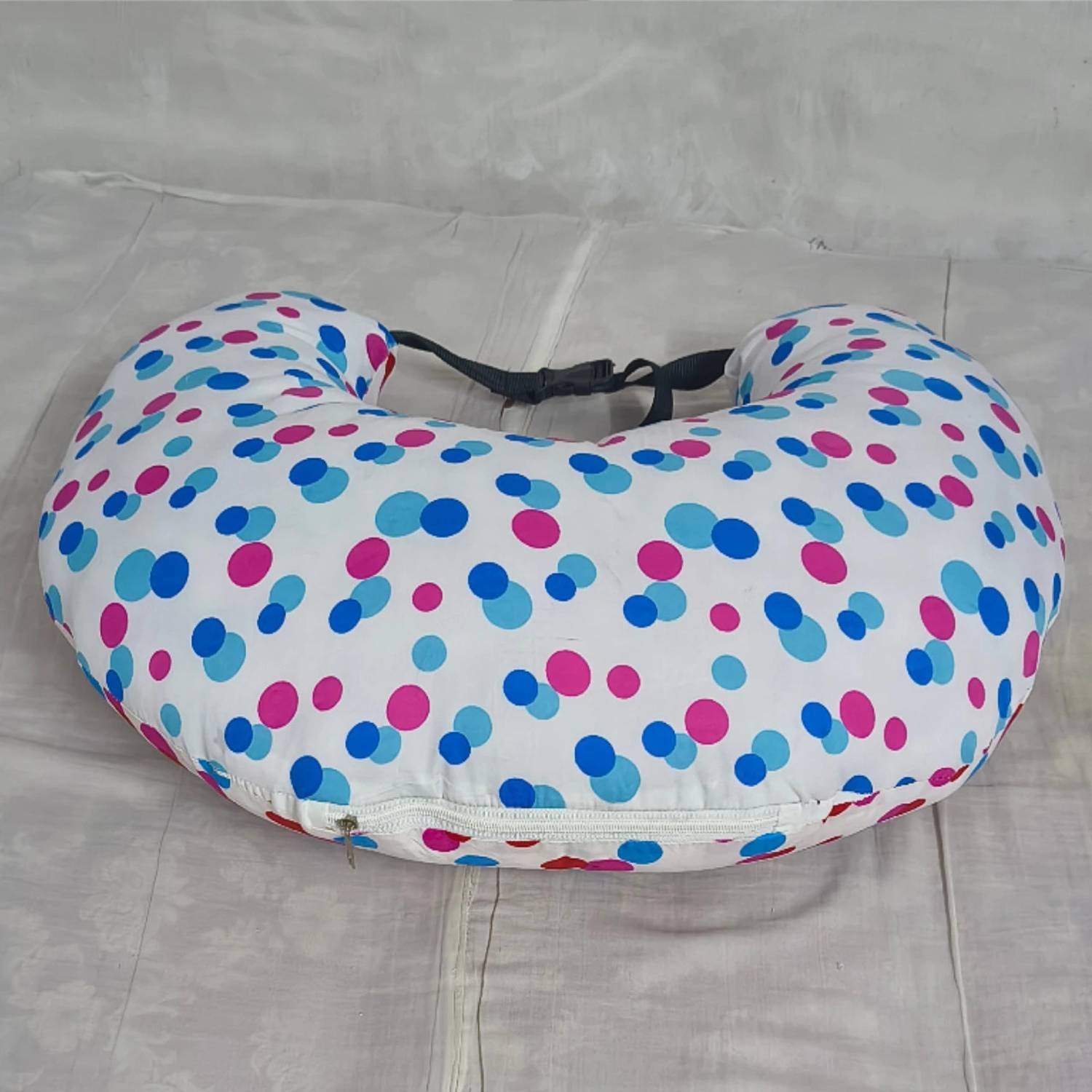 ALIGZA Breast feeding Pillow, Removable fibre with Zip, Buckle Adjust,MomsGift Breastfeeding Pillow