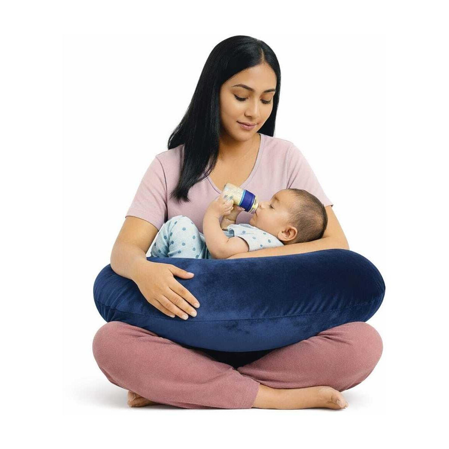 GOLDENHUB feeding pillow| Baby Nursing pillow| Removable cover with inner cover Breastfeeding Pillow