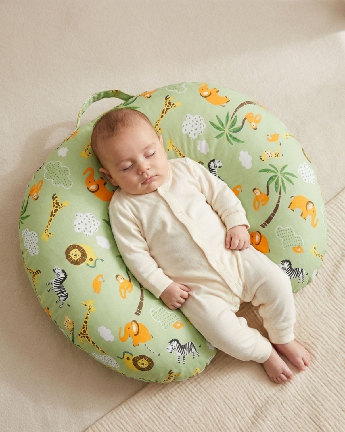 Kelvy Creation feeding pillow for new born baby Nursing product mother support 0-24 Months Breastfeeding Pillow