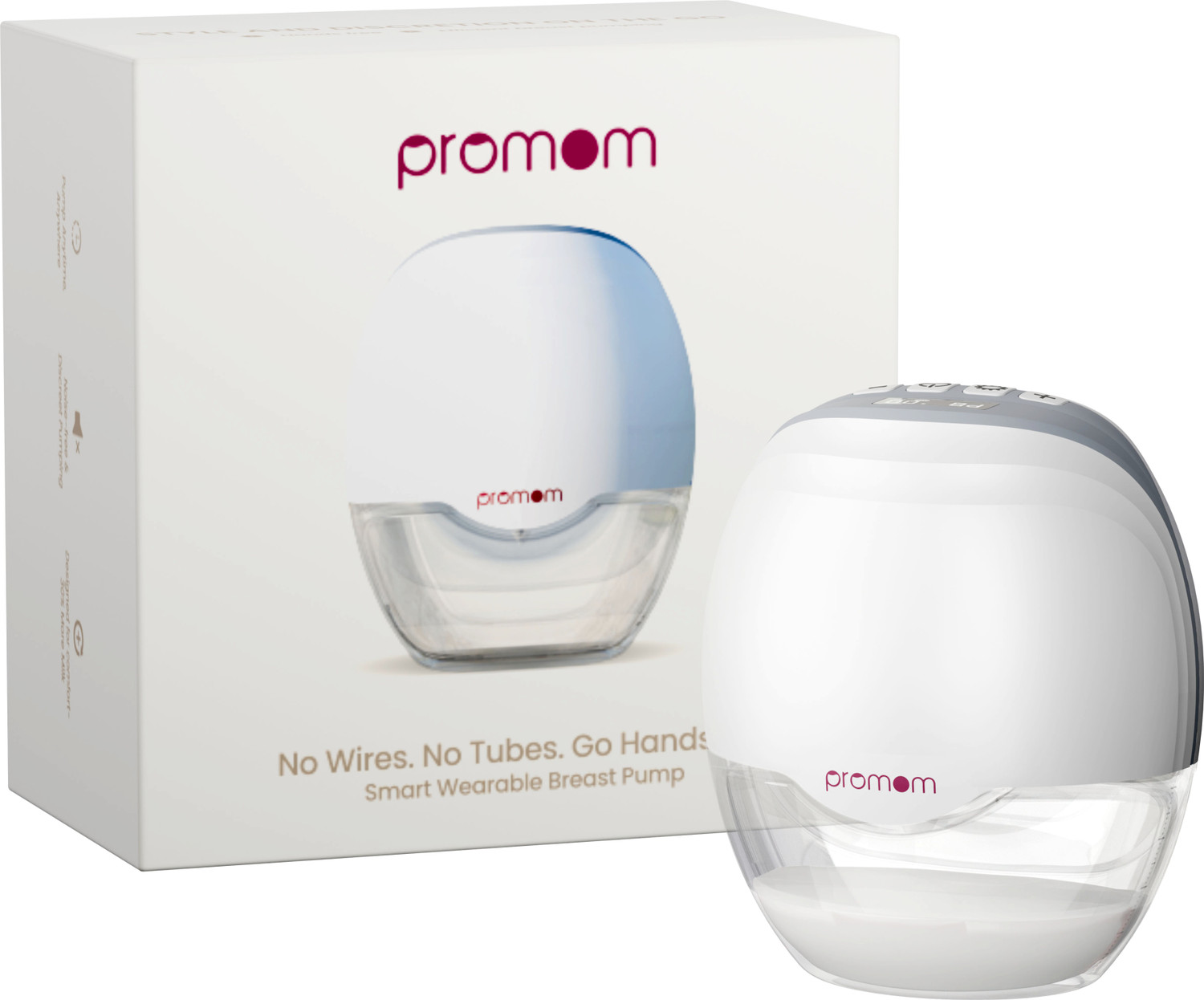 Image of Promom Wearable Electric Breast Pump for Feeding Mother - Electric