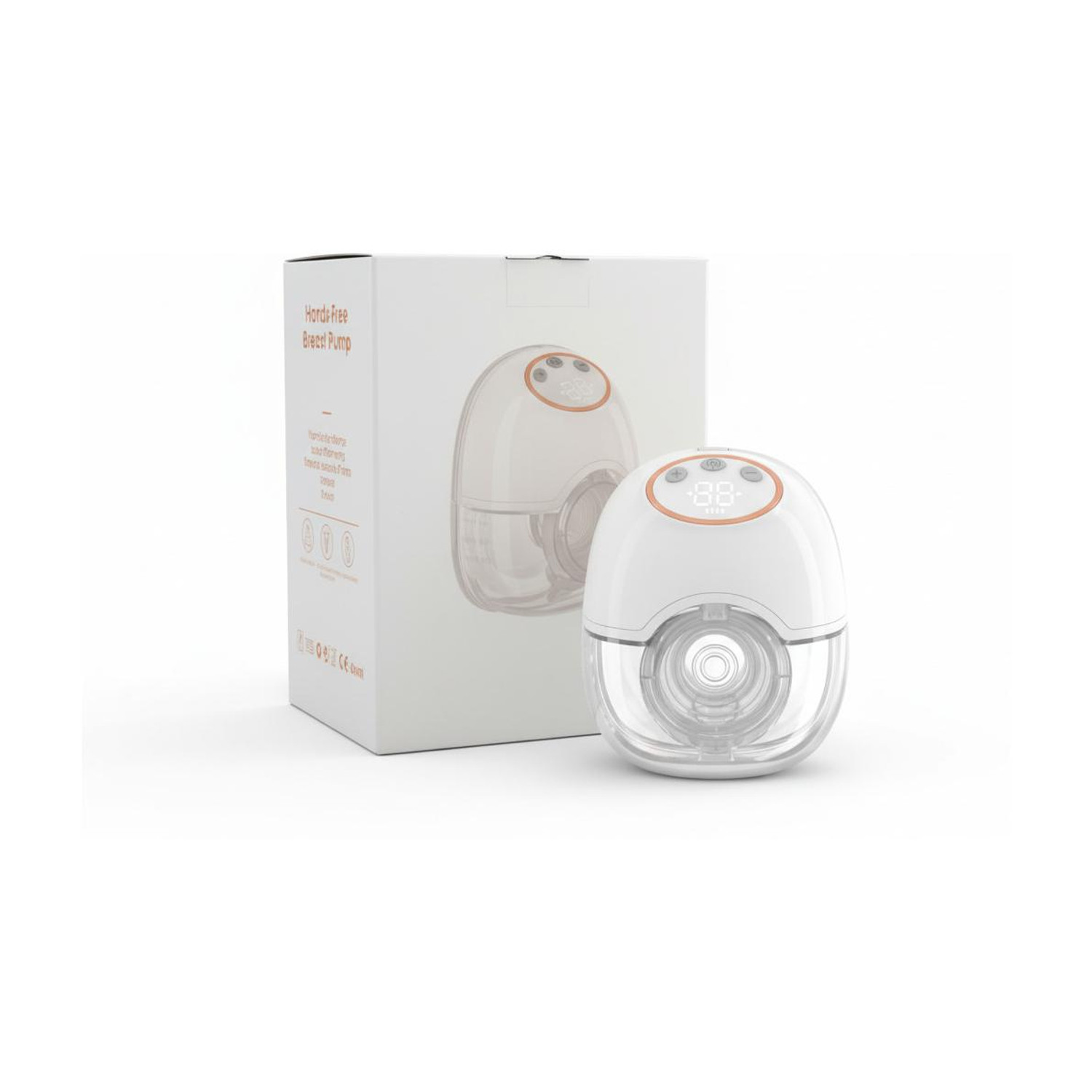 Image of AENTIK Hand free Round Breast Pump Electric - Electric