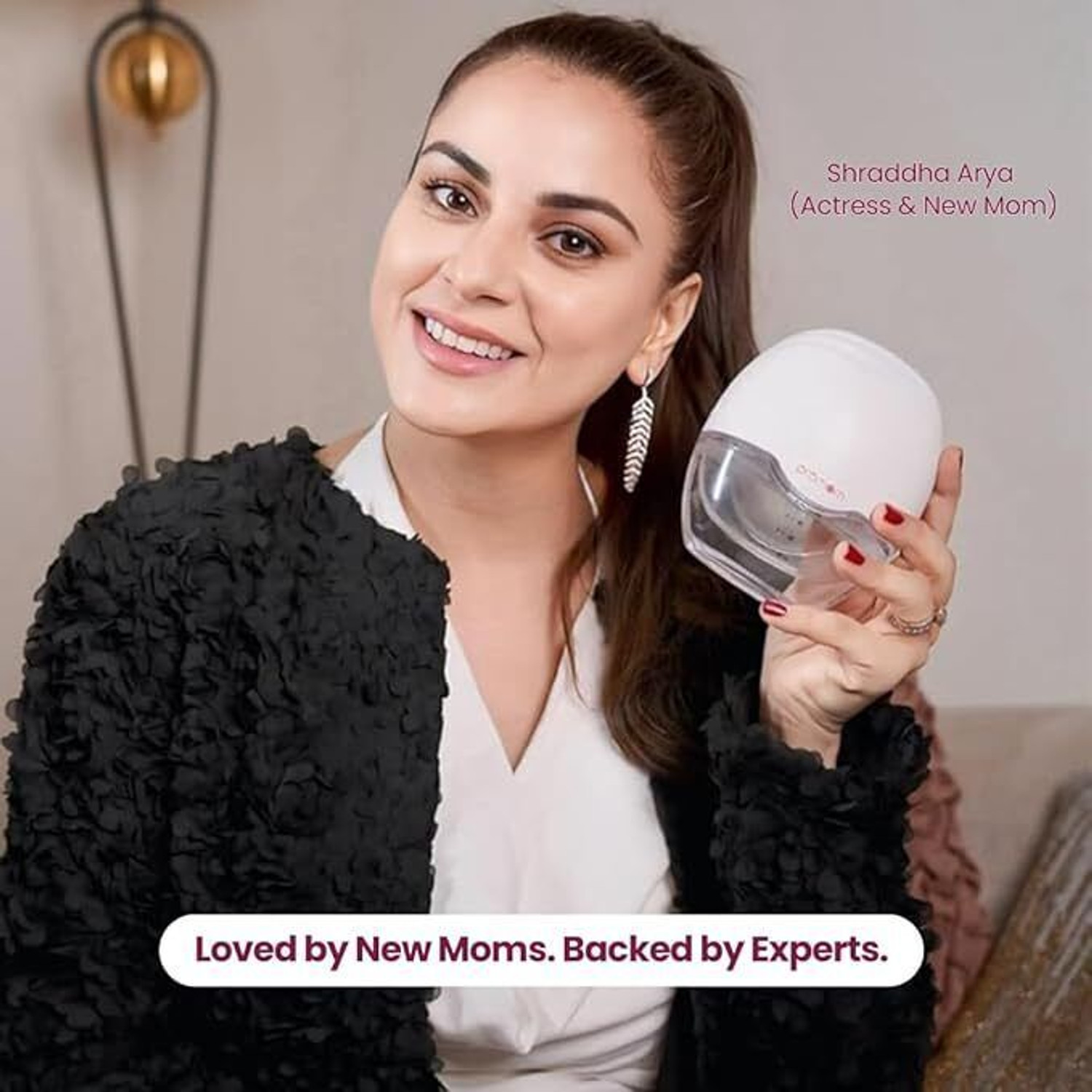 Image of Promom Wearable Electric Breast Pump for Feeding Mother - Electric