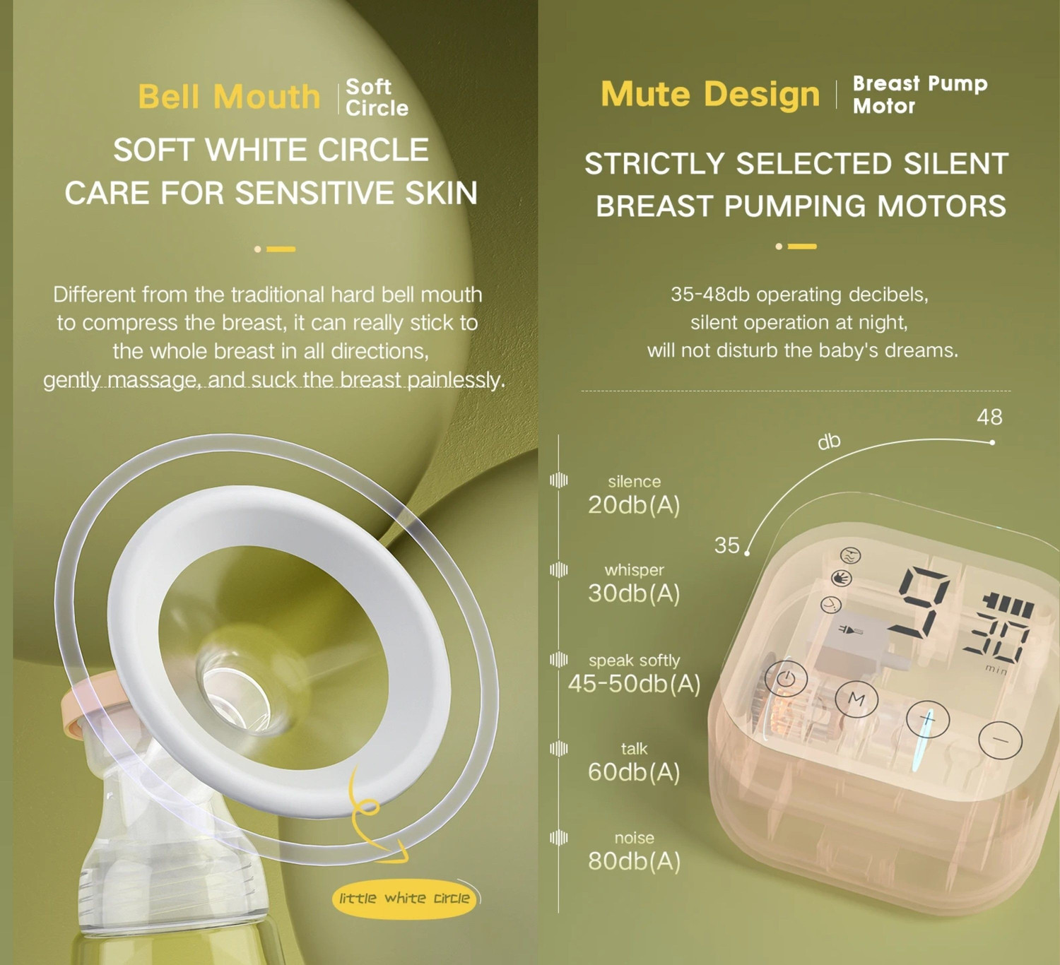 Image of Cosset Double electric breast pump for feeding mothers, BPA Free, - Electric