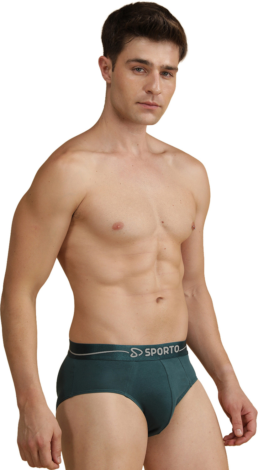 Image of Macho Sporto Pack of 3 Solid Men Brief