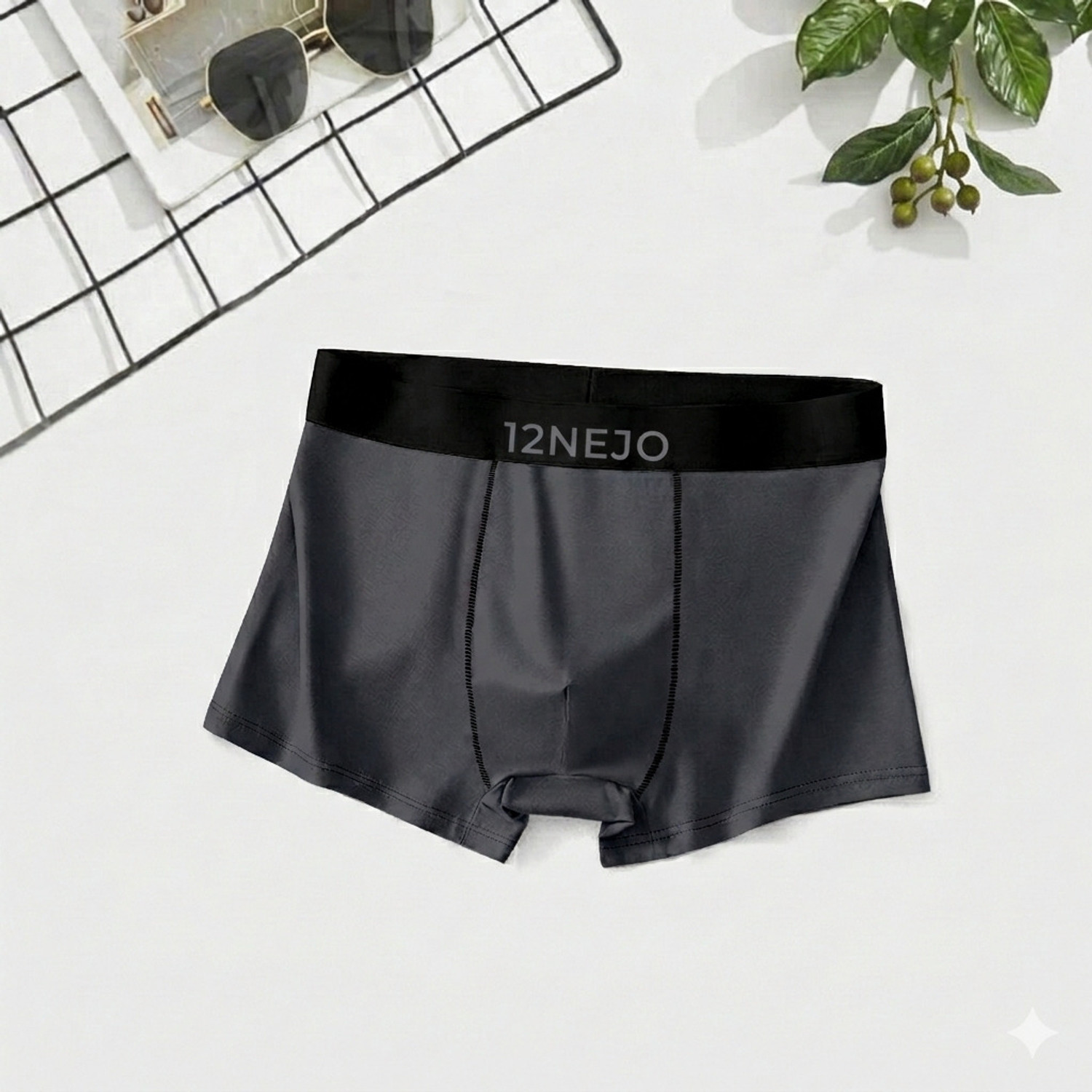 Image of 12NEJO Pack of 4 Solid Men Trunk