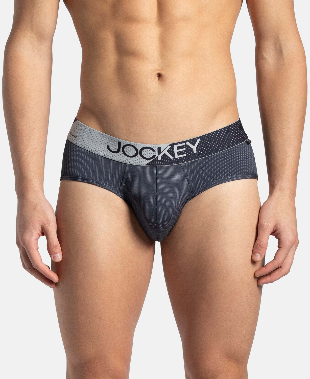 Image of JOCKEY Men MM04 Breathable Microfiber Mesh with StayDry Tech Brief