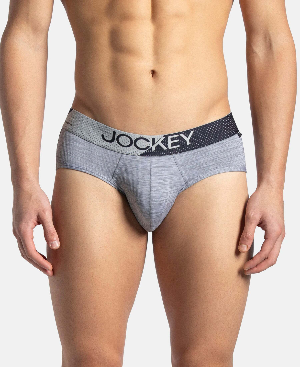 Image of JOCKEY Men MM04 Breathable Microfiber Mesh with StayDry Tech Active Wear Brief