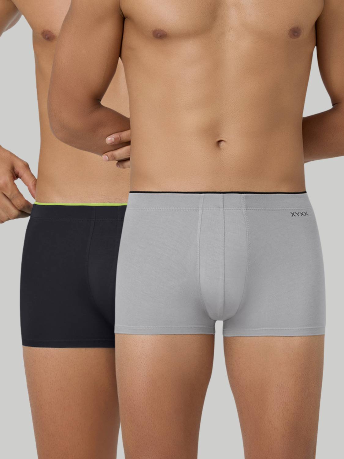 XYXX Pack of 2 Underwear Uno Intellisoft Micro Modal Solid Men Tr