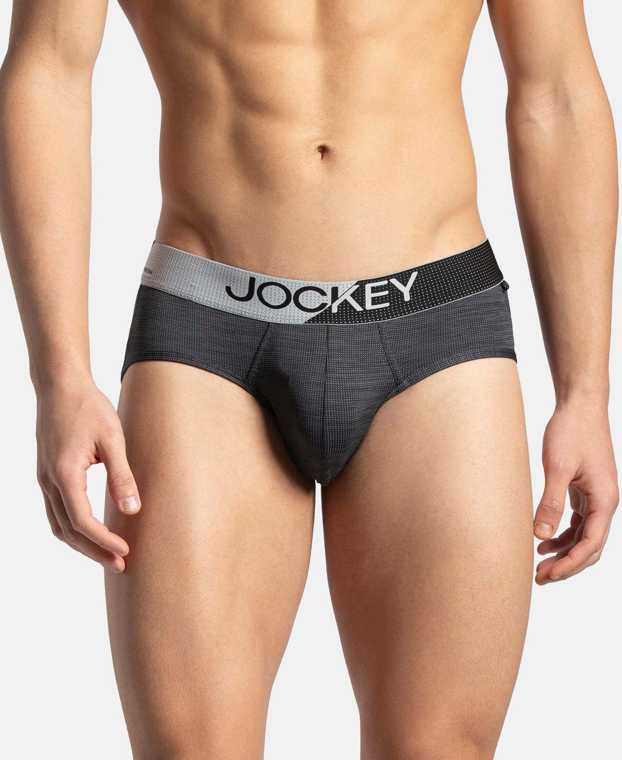 Image of JOCKEY Men MM04 Breathable Microfiber Mesh with StayDry Tech Brief