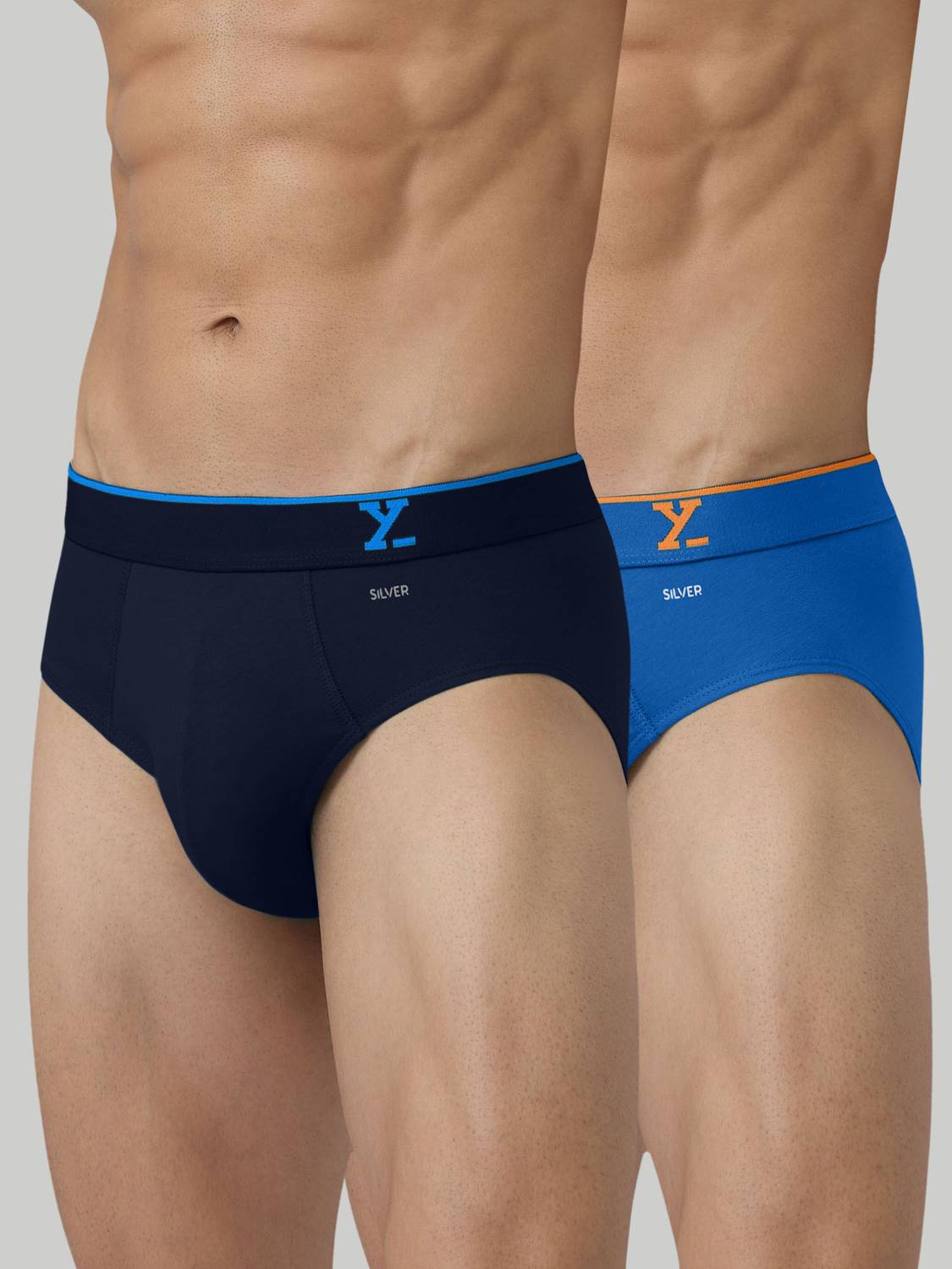 XYXX Pack of 2 Traq Anti-bacterial Odour-free cotton Solid Men Br