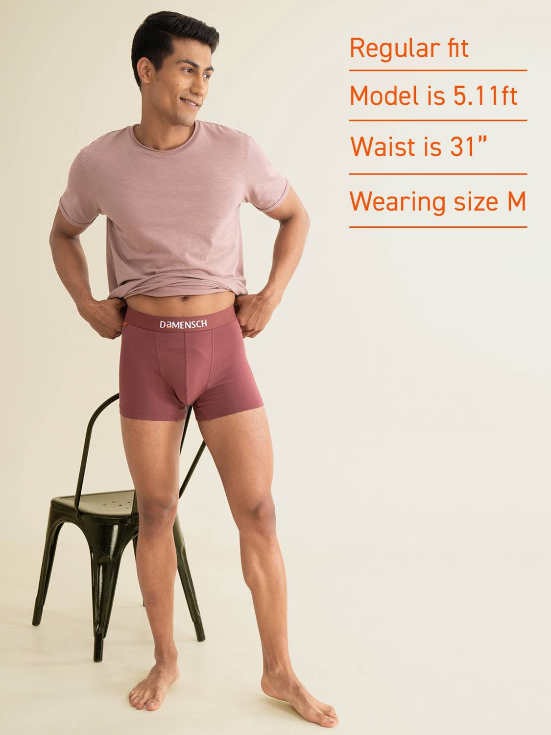 Damensch Men Combed Cotton Stretch Anti-Bacterial Brief Pack of 3 - Image 2