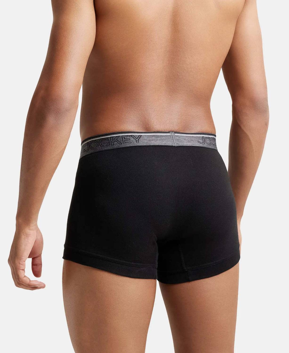 JOCKEY Men 8015 Super Combed Cotton Rib Brief Pack of 2 - Image 3