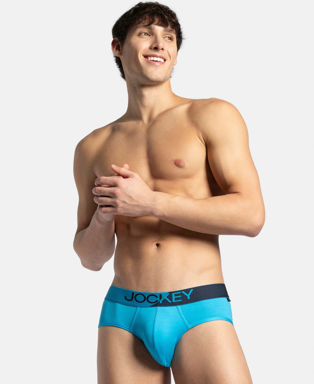 Image of JOCKEY Men MM04 Breathable Microfiber Mesh with StayDry Tech Brief