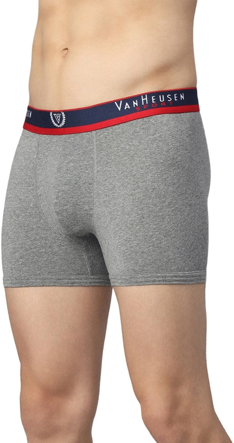 Image of VAN HEUSEN Men Sport Jaspe Textured And Double Layer Gusset Brief