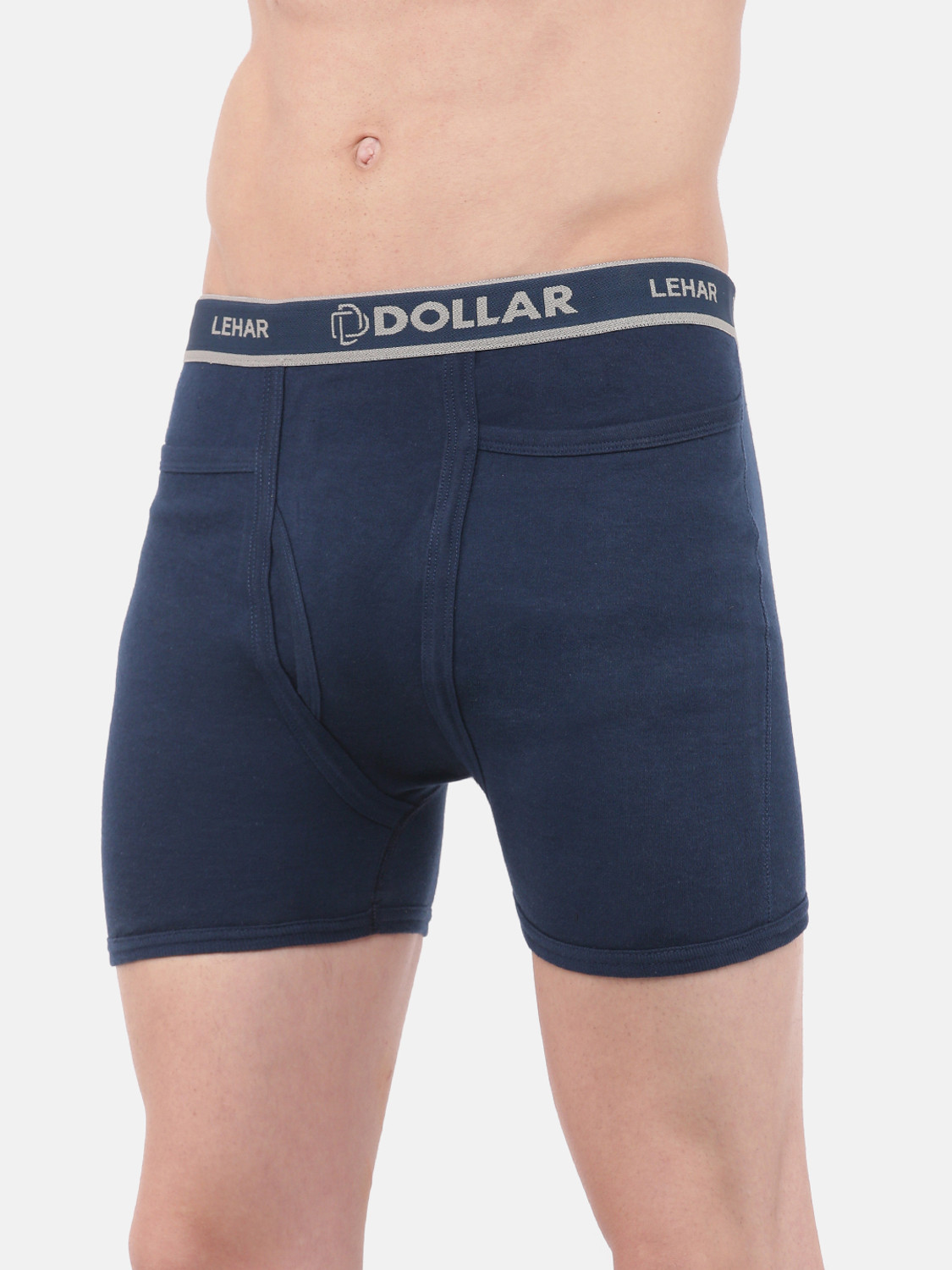 Image of Dollar Men Dollar Lehar Mens Combed Cotton Trunk - Pack of 7 - Actual Colour May Vary Brief