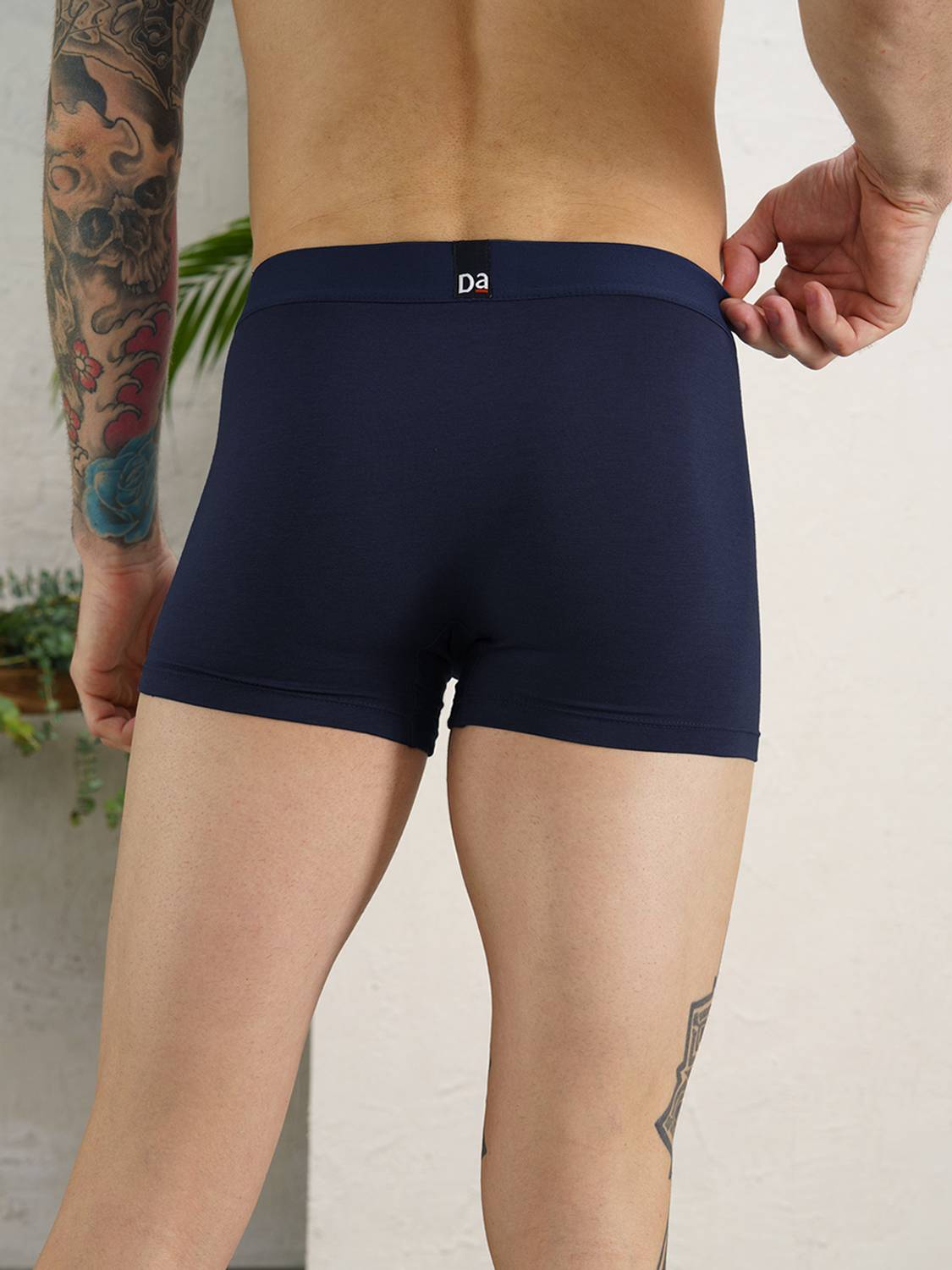 Damensch Men Deo-Soft Anti-Bacterial Navy Brief - Image 5