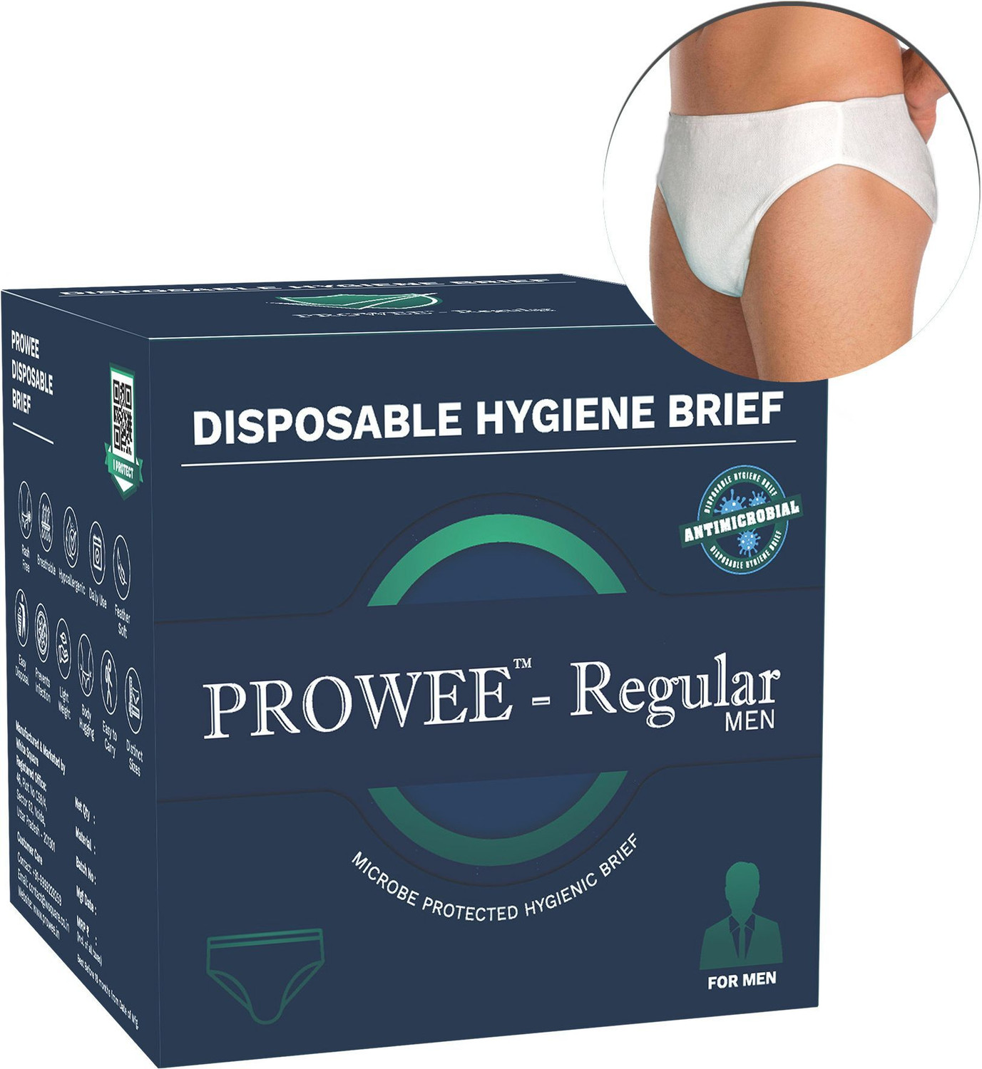 Image of Trawee Disposable Underwear Men Brief